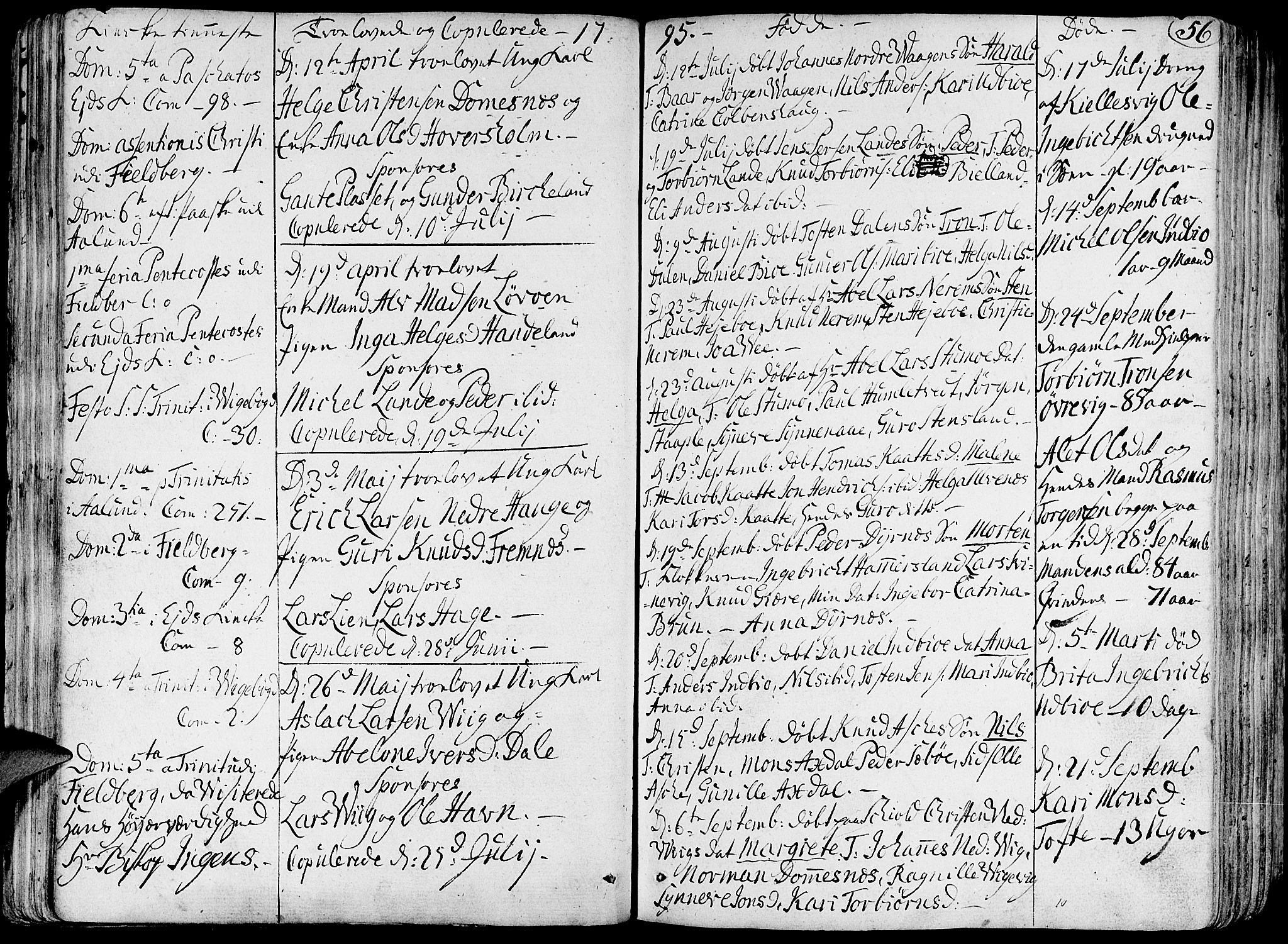 Fjelberg sokneprestembete, SAB/A-75201/H/Haa: Parish register (official) no. A 3, 1788-1815, p. 56