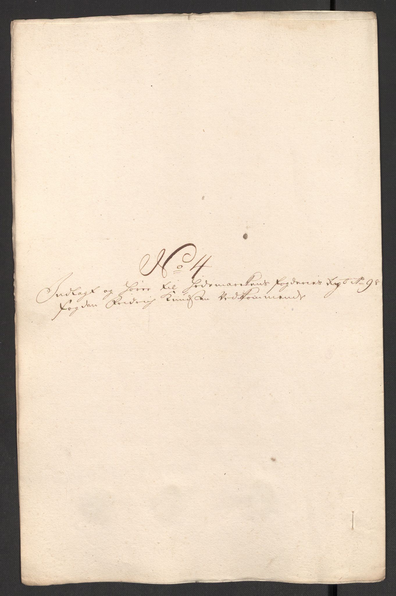 Rentekammeret inntil 1814, Reviderte regnskaper, Fogderegnskap, AV/RA-EA-4092/R16/L1037: Fogderegnskap Hedmark, 1697-1698, p. 382