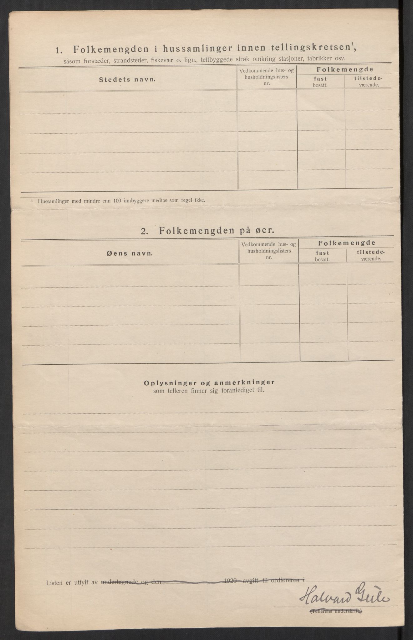 SAH, 1920 census for Elverum, 1920, p. 21