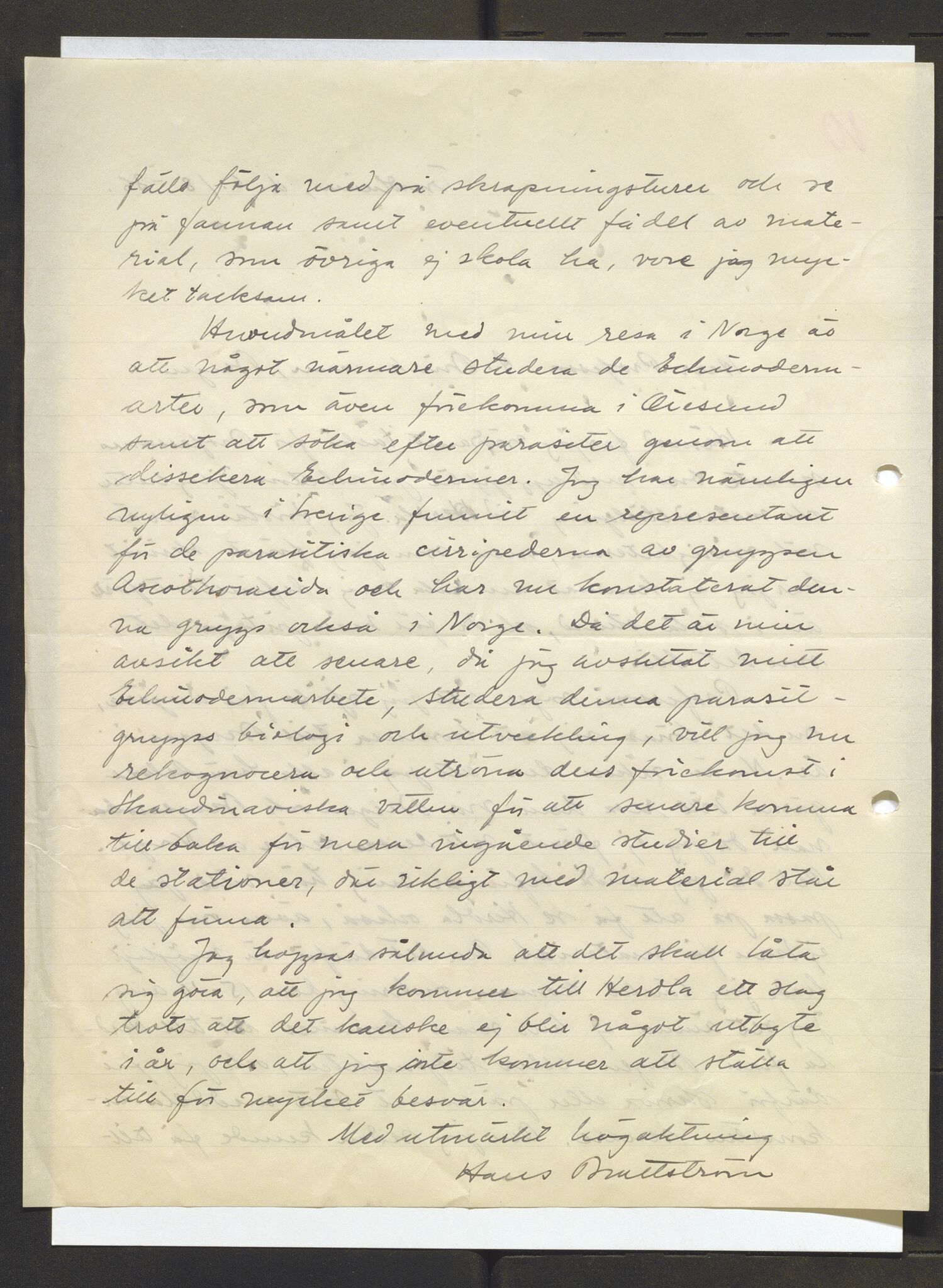 Bergens Museum, AV/SAB-A-17301/13/D/L0002: Korrespondanse , 1928-1940, p. 335