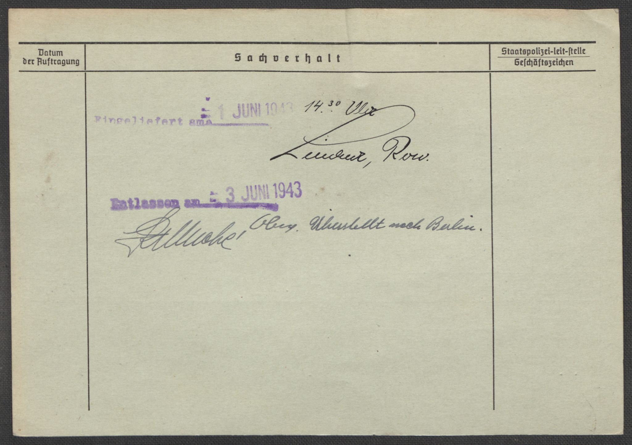 Befehlshaber der Sicherheitspolizei und des SD, AV/RA-RAFA-5969/E/Ea/Eaa/L0008: Register over norske fanger i Møllergata 19: Oelze-Ru, 1940-1945, p. 975