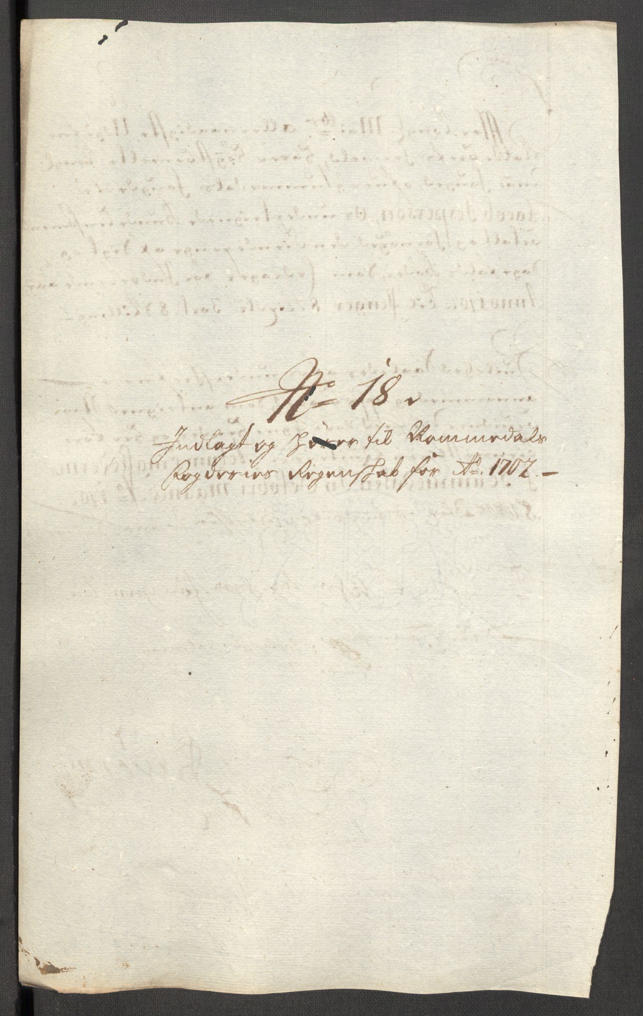 Rentekammeret inntil 1814, Reviderte regnskaper, Fogderegnskap, AV/RA-EA-4092/R64/L4427: Fogderegnskap Namdal, 1701-1702, p. 344