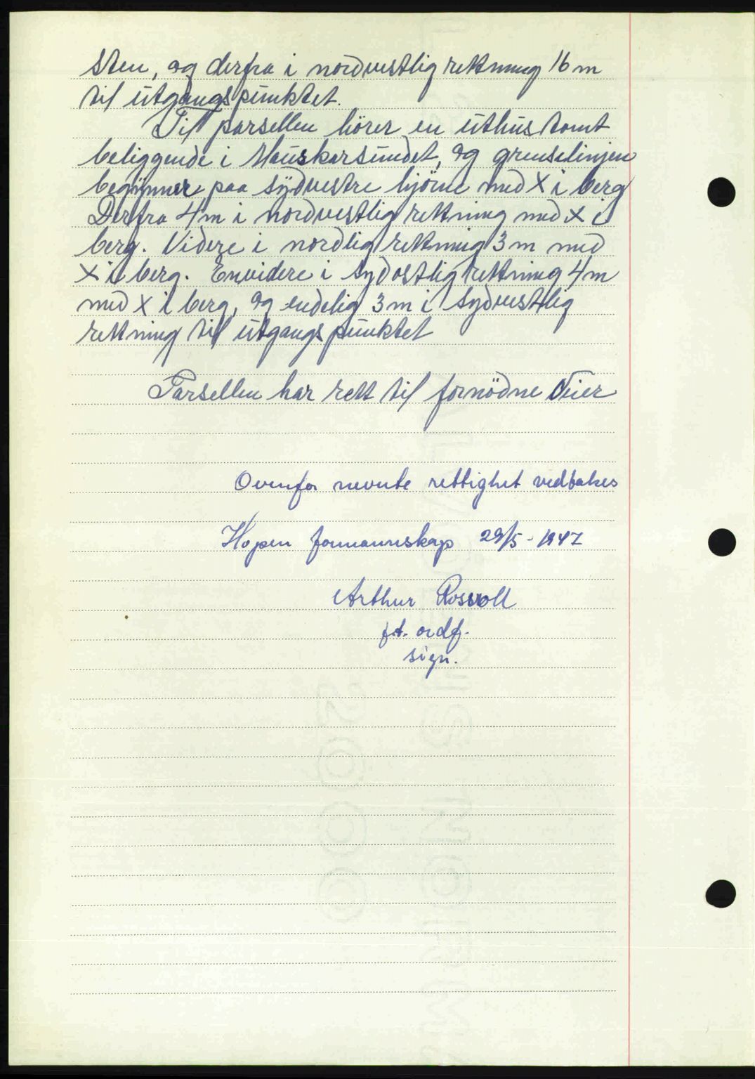 Nordmøre sorenskriveri, AV/SAT-A-4132/1/2/2Ca: Mortgage book no. A105, 1947-1947, Diary no: : 1633/1947