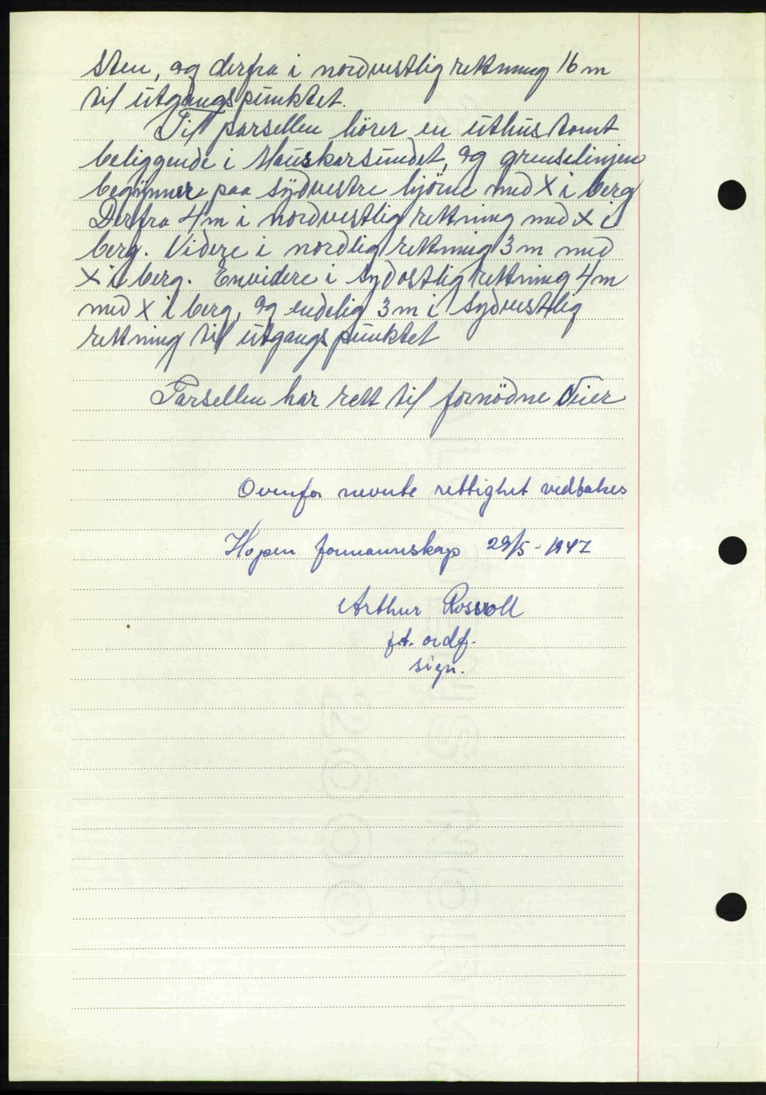 Nordmøre sorenskriveri, AV/SAT-A-4132/1/2/2Ca: Mortgage book no. A105, 1947-1947, Diary no: : 1633/1947