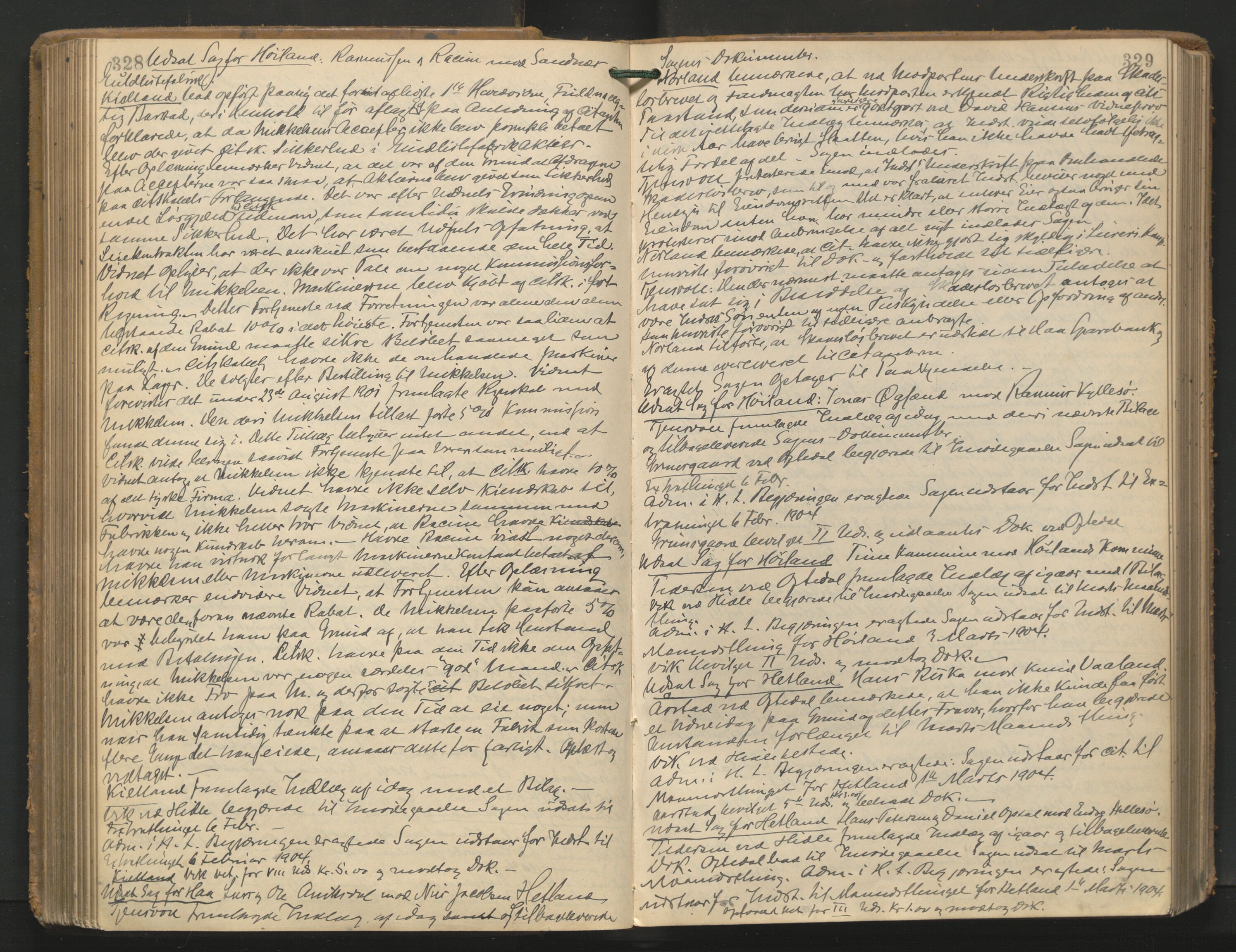 Jæren sorenskriveri, AV/SAST-A-100310/01/3/30/30BA/L0009: TINGBOK 15, 1902-1905, p. 328-329