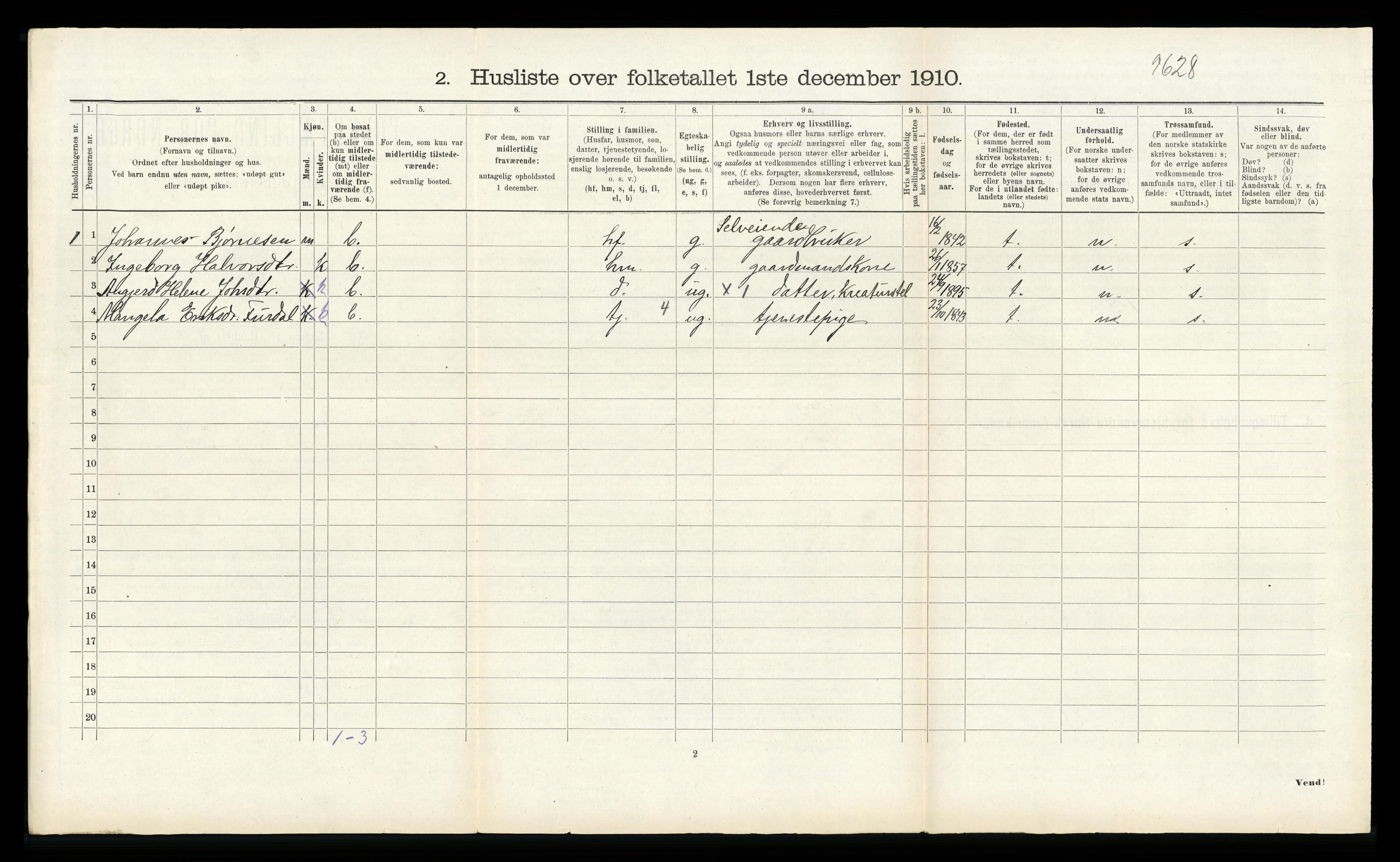 RA, 1910 census for Skånevik, 1910, p. 446