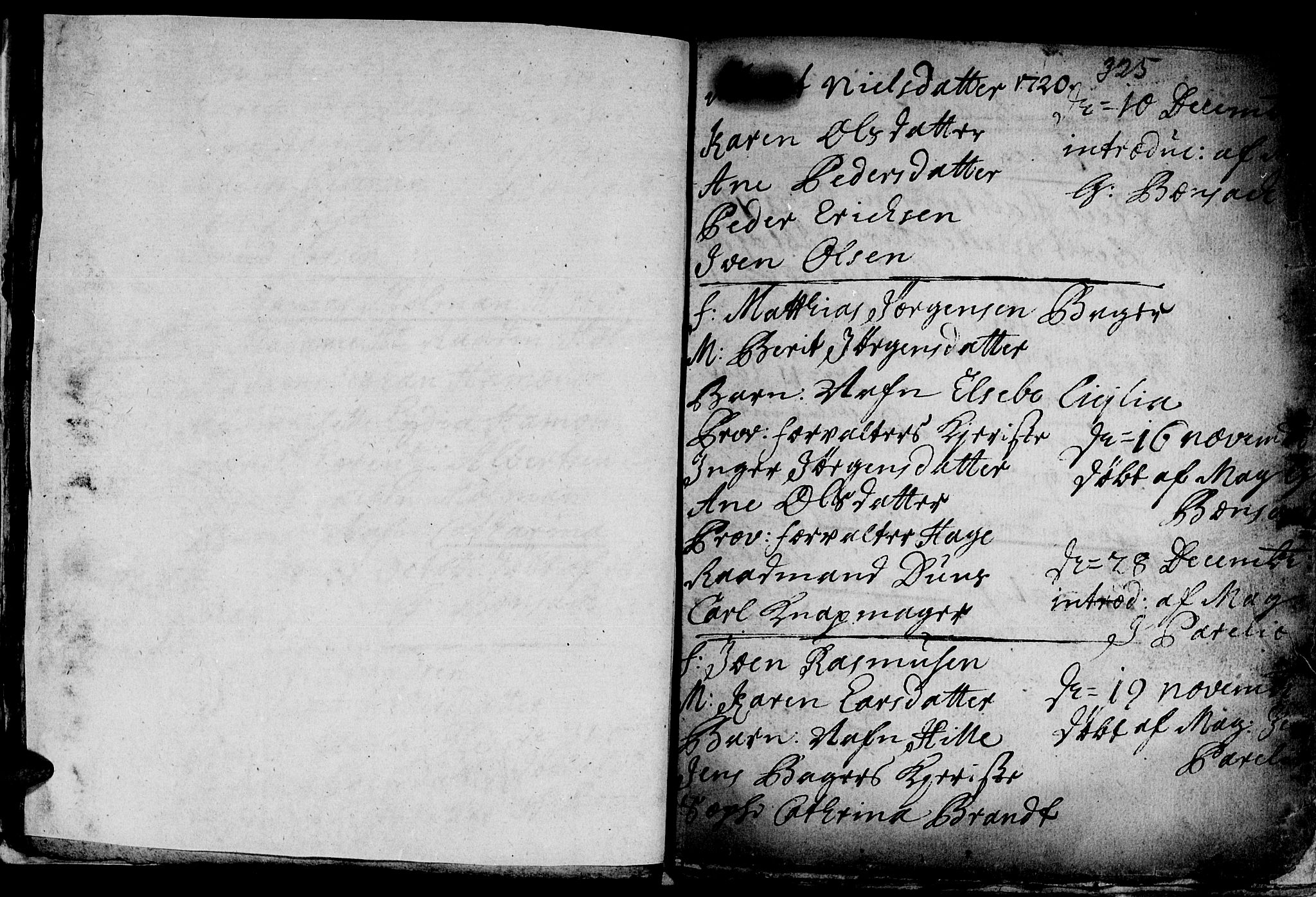 Ministerialprotokoller, klokkerbøker og fødselsregistre - Sør-Trøndelag, SAT/A-1456/601/L0035: Parish register (official) no. 601A03, 1713-1728, p. 325