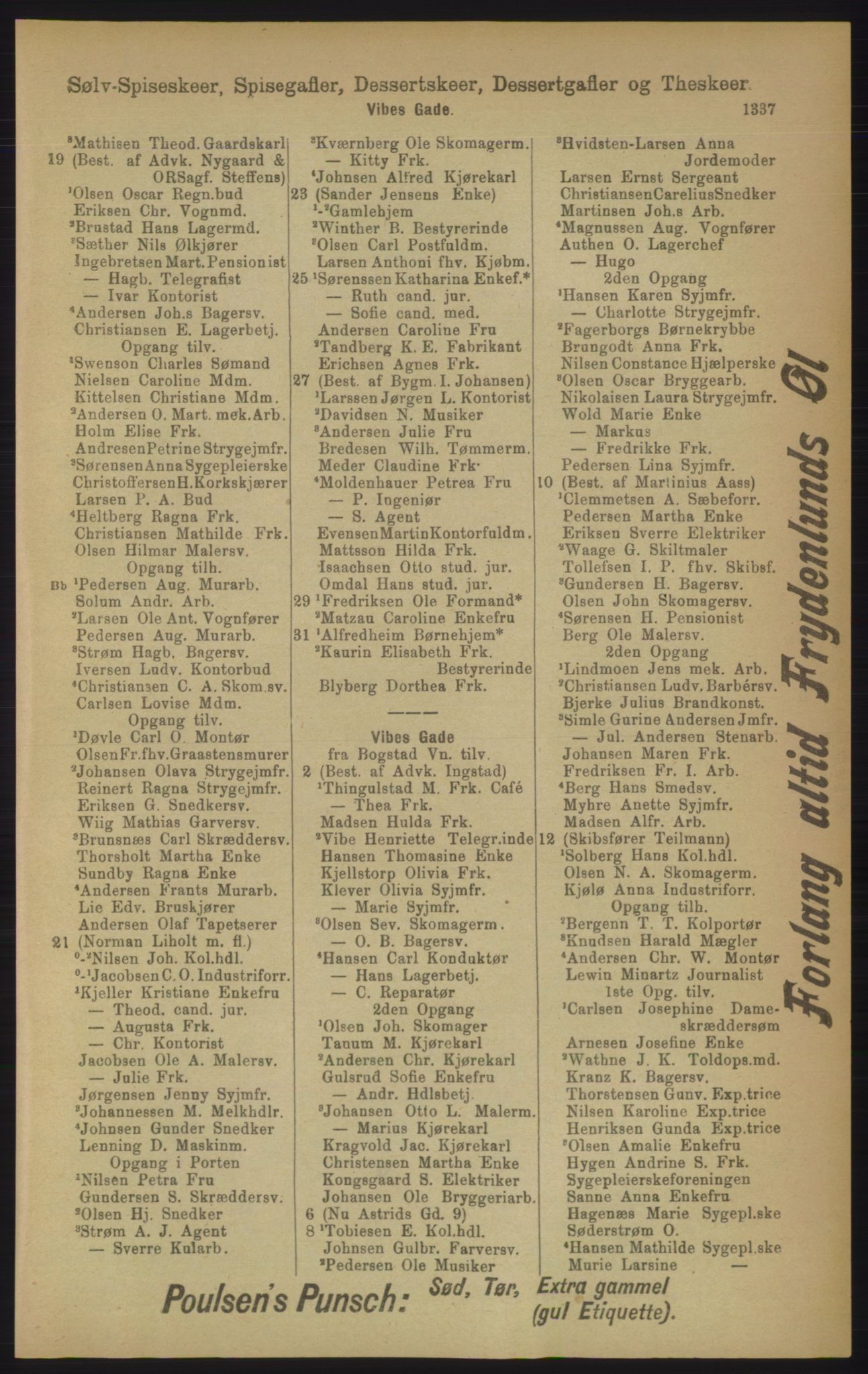 Kristiania/Oslo adressebok, PUBL/-, 1906, p. 1337