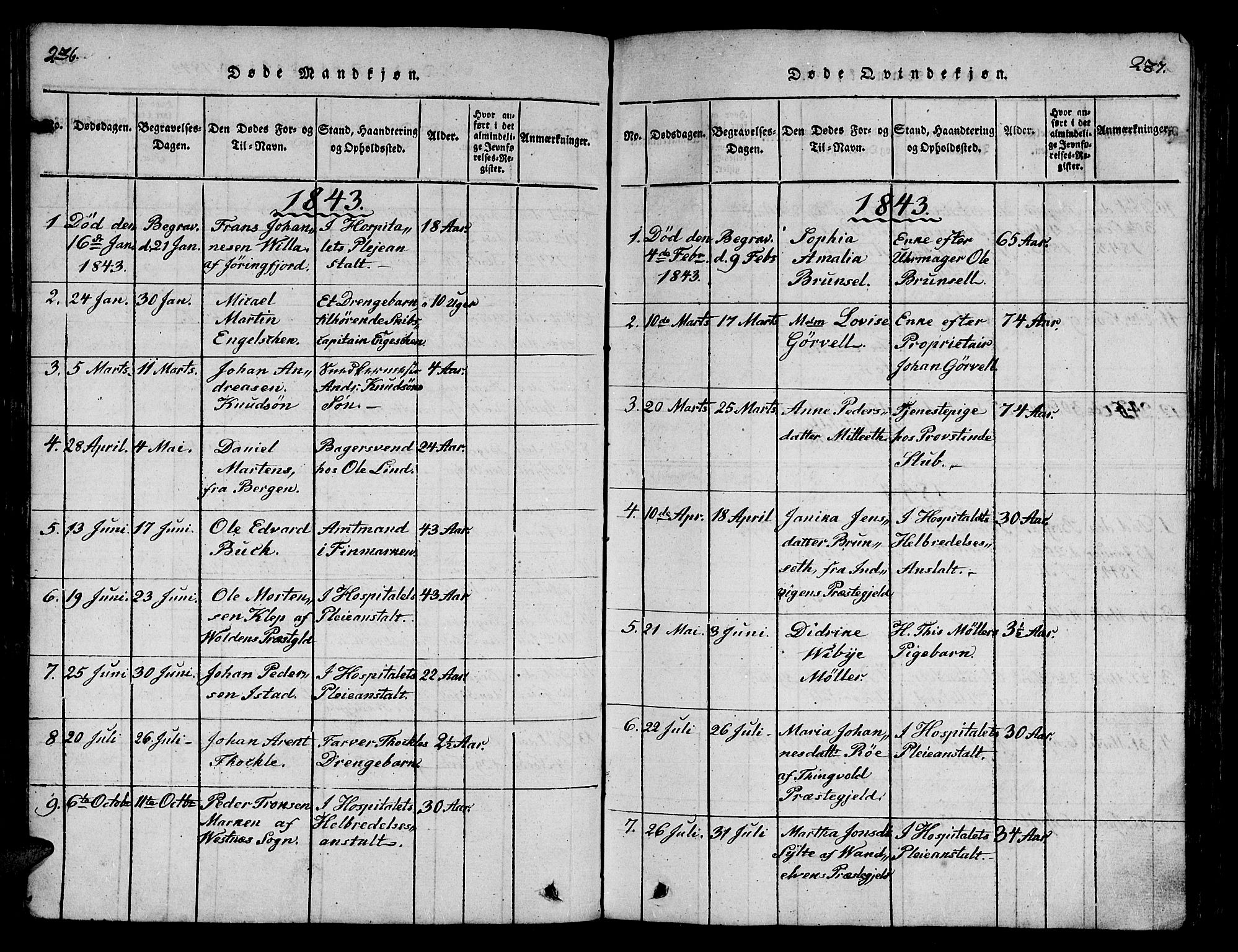 Ministerialprotokoller, klokkerbøker og fødselsregistre - Møre og Romsdal, SAT/A-1454/558/L0700: Parish register (copy) no. 558C01, 1818-1868, p. 236-237