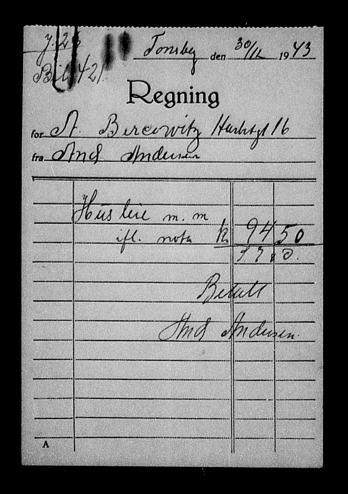 Justisdepartementet, Tilbakeføringskontoret for inndratte formuer, AV/RA-S-1564/H/Hc/Hcd/L0991: --, 1945-1947, p. 85