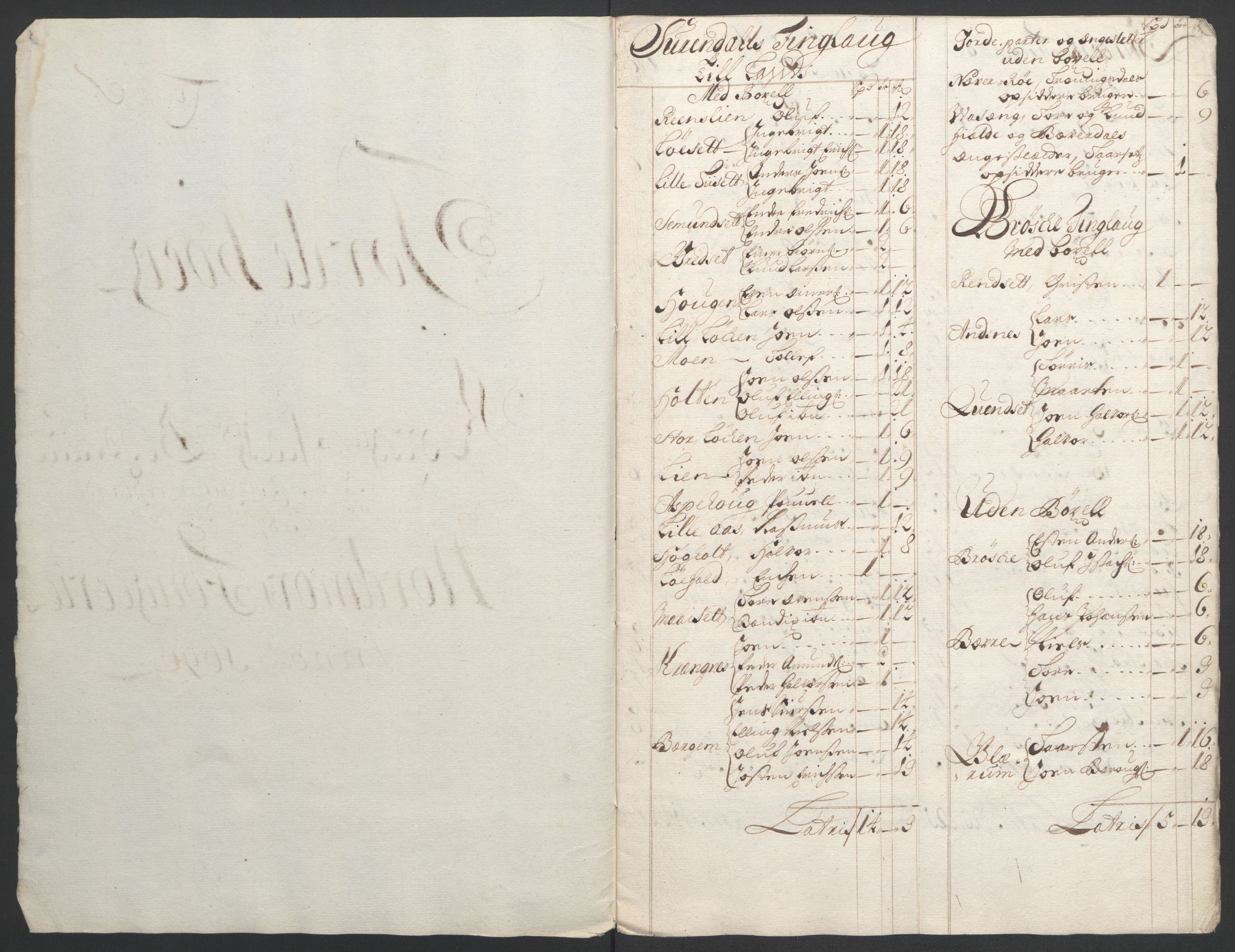 Rentekammeret inntil 1814, Reviderte regnskaper, Fogderegnskap, RA/EA-4092/R56/L3736: Fogderegnskap Nordmøre, 1694-1696, p. 429