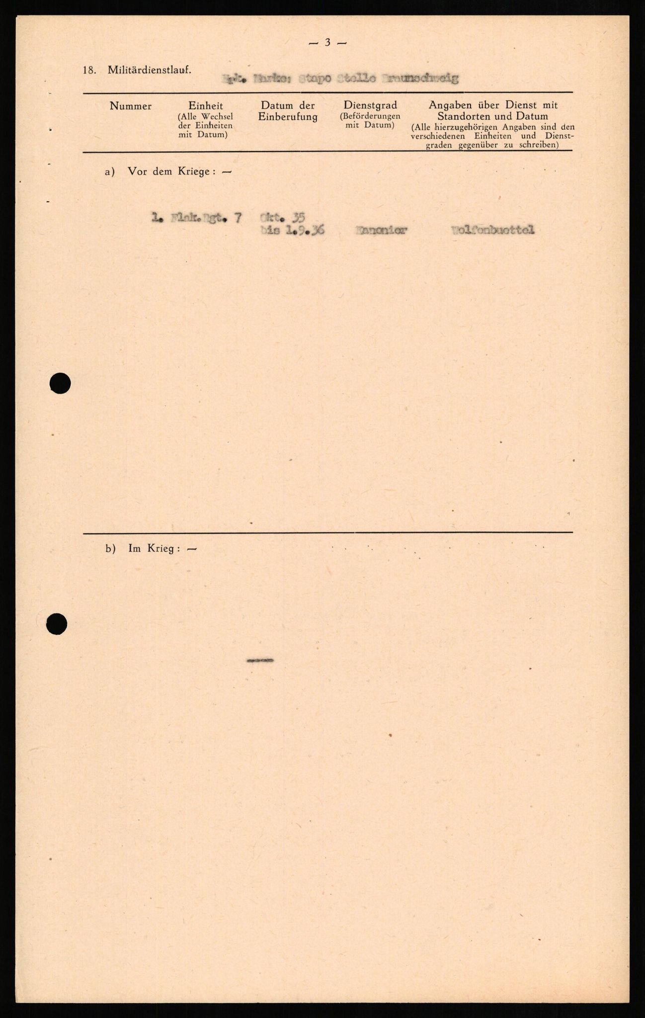 Forsvaret, Forsvarets overkommando II, RA/RAFA-3915/D/Db/L0014: CI Questionaires. Tyske okkupasjonsstyrker i Norge. Tyskere., 1945-1946, p. 443