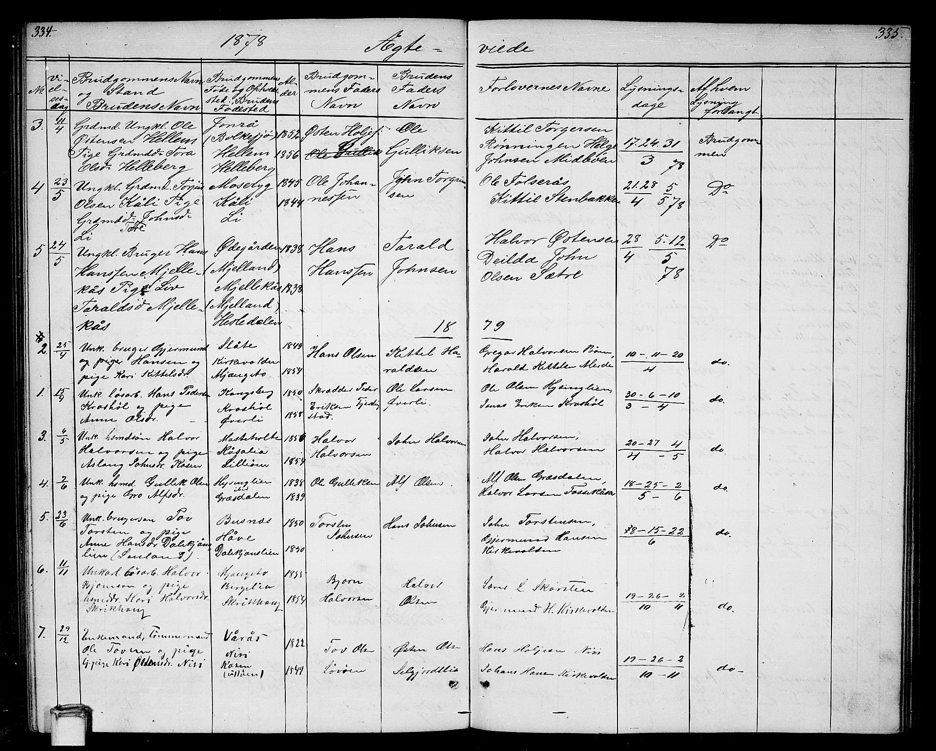 Gransherad kirkebøker, AV/SAKO-A-267/G/Ga/L0002: Parish register (copy) no. I 2, 1854-1886, p. 334-335