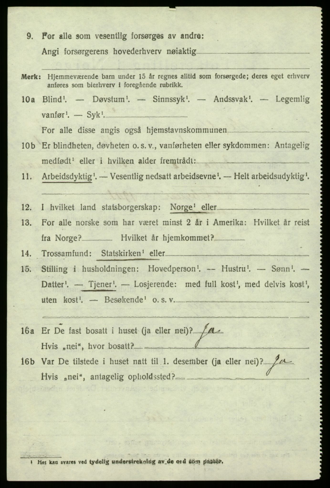 SAB, 1920 census for Herdla, 1920, p. 2856