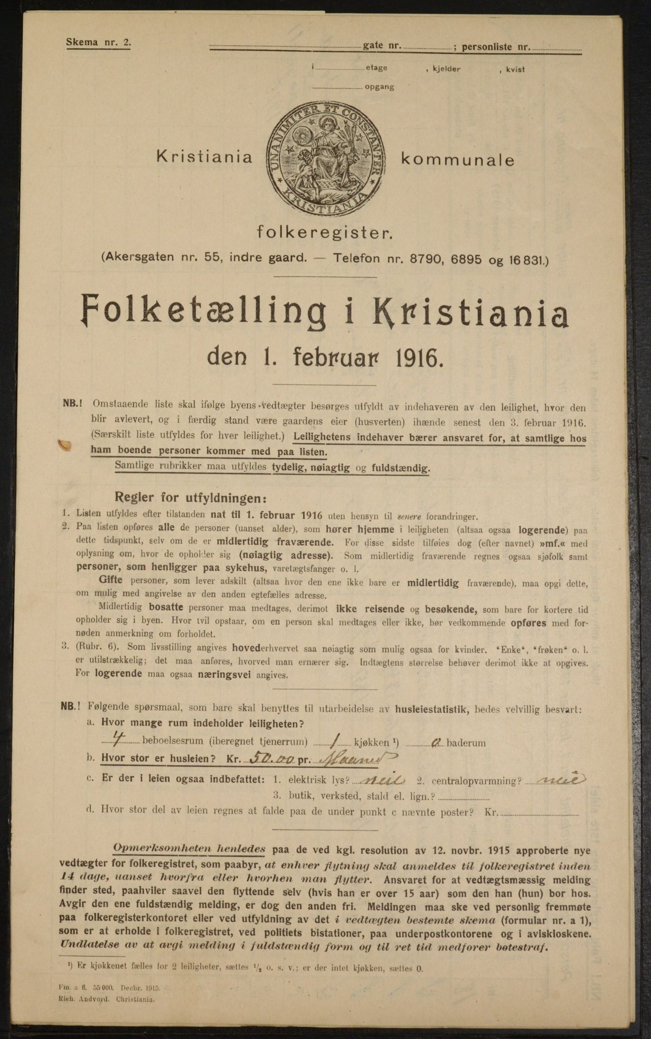 OBA, Municipal Census 1916 for Kristiania, 1916, p. 11602