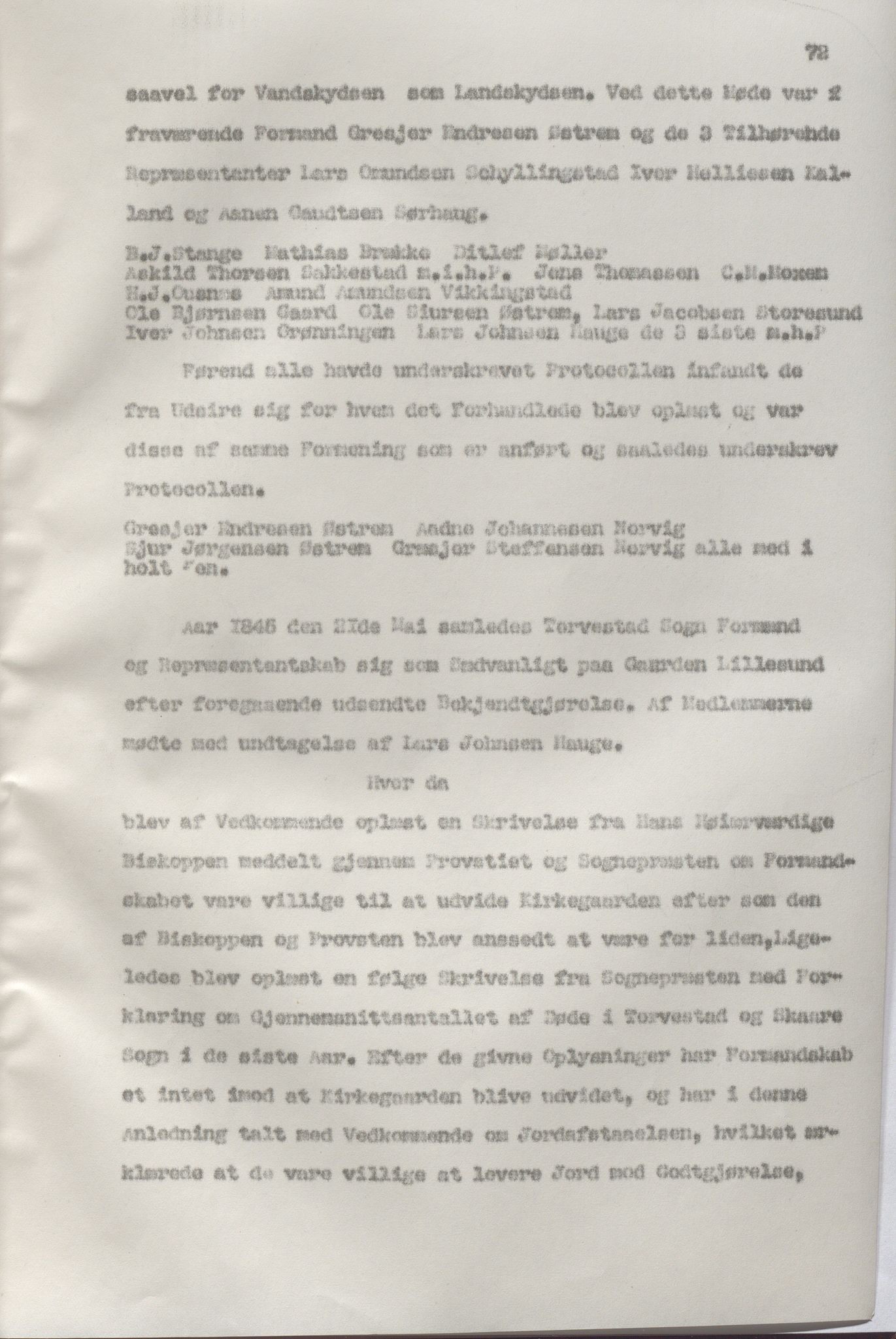 Torvastad kommune - Formannskapet, IKAR/K-101331/A/L0002: Avskrift av forhandlingsprotokoll, 1837-1855, p. 72