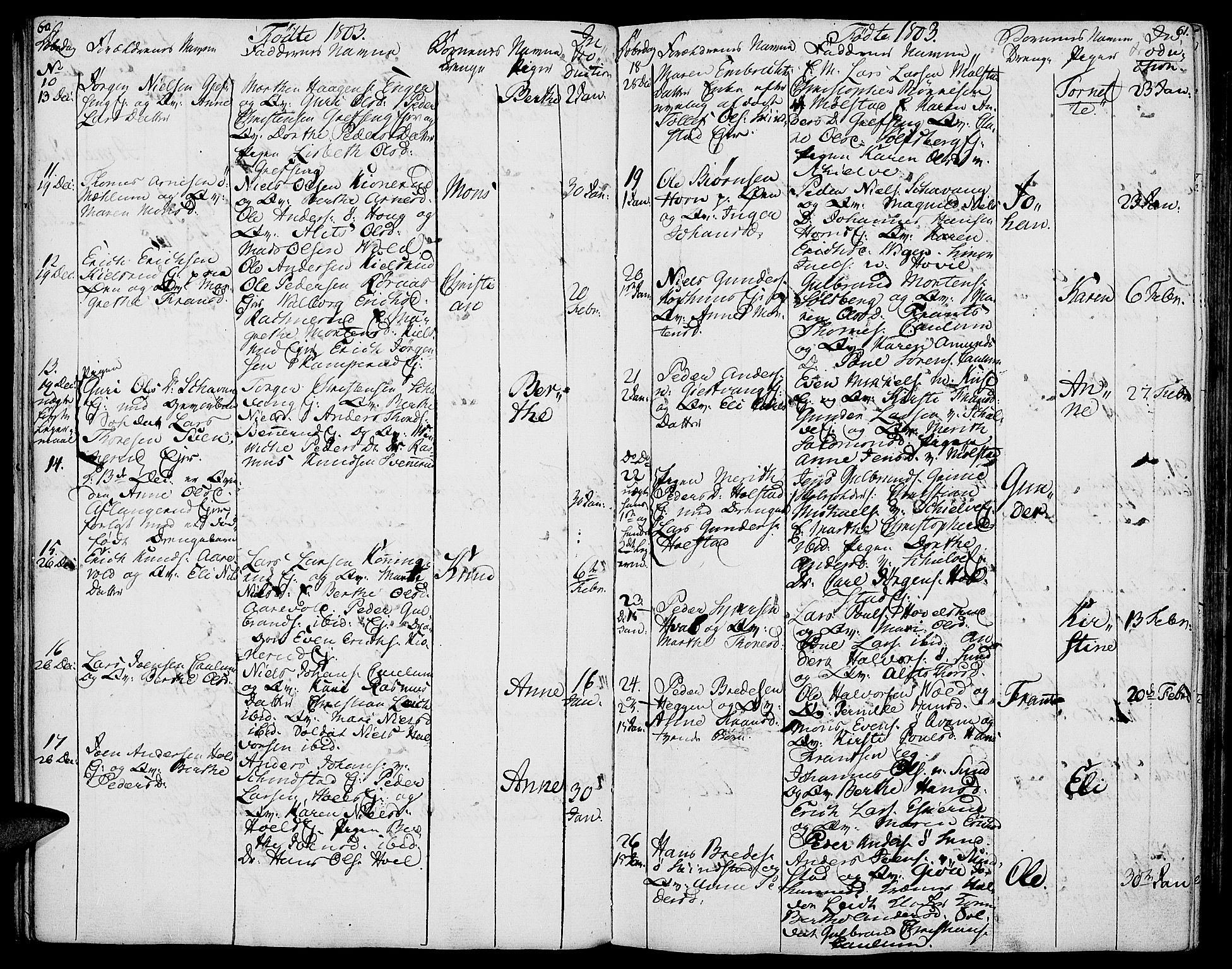 Nes prestekontor, Hedmark, AV/SAH-PREST-020/K/Ka/L0001: Parish register (official) no. 1, 1802-1814, p. 60-61