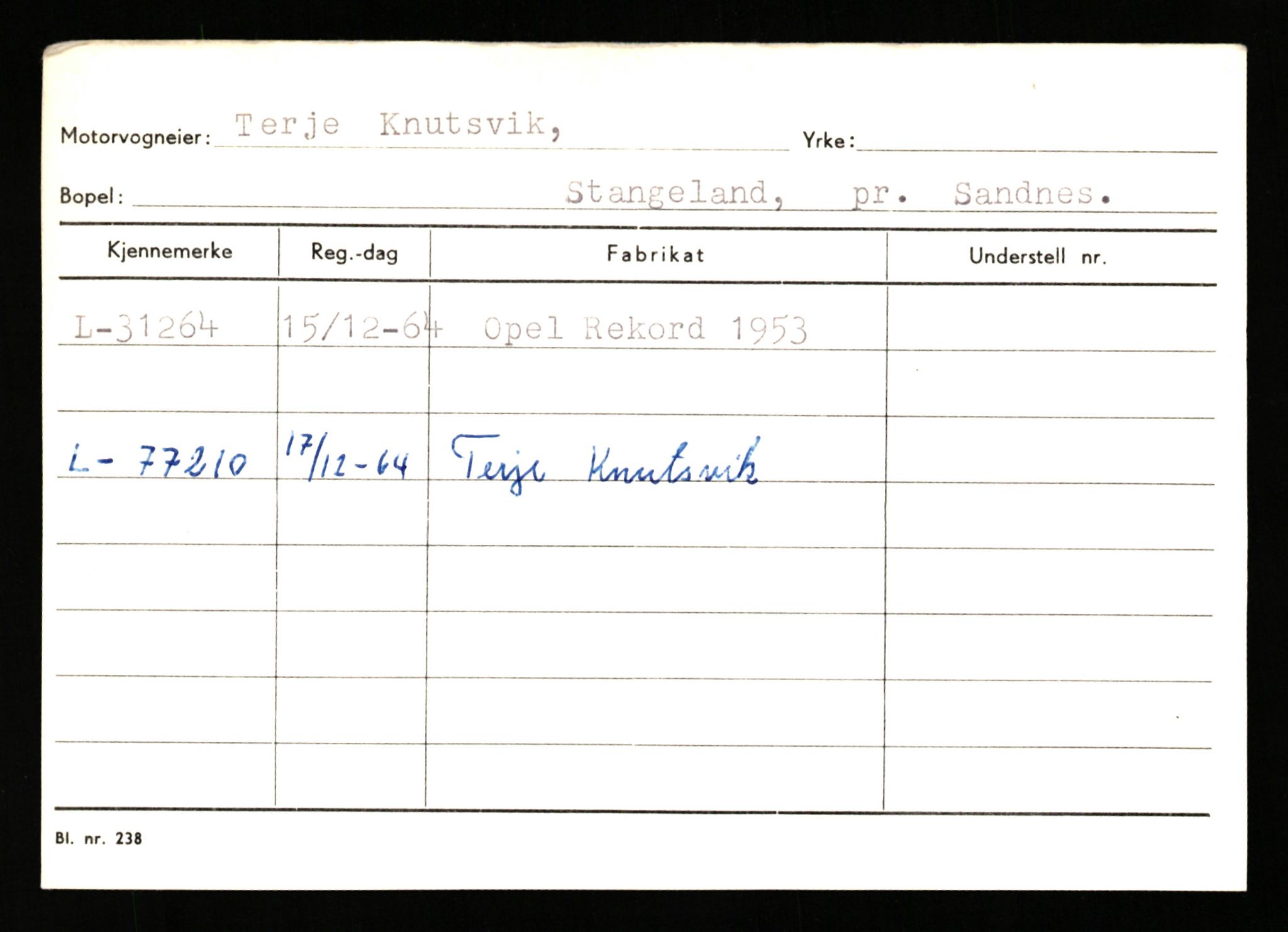 Stavanger trafikkstasjon, AV/SAST-A-101942/0/G/L0005: Registreringsnummer: 23000 - 34245, 1930-1971, p. 2517