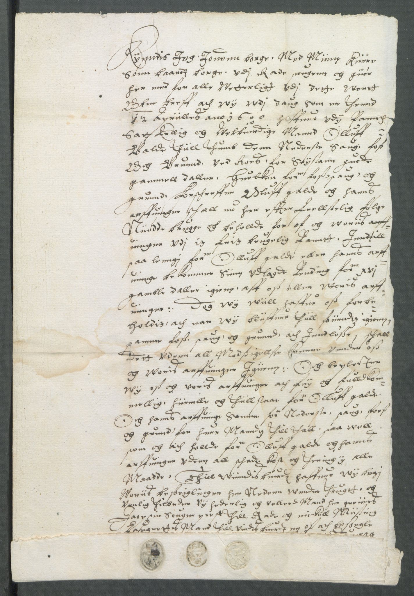 Riksarkivets diplomsamling, AV/RA-EA-5965/F02/L0109: Dokumenter, 1600, p. 44