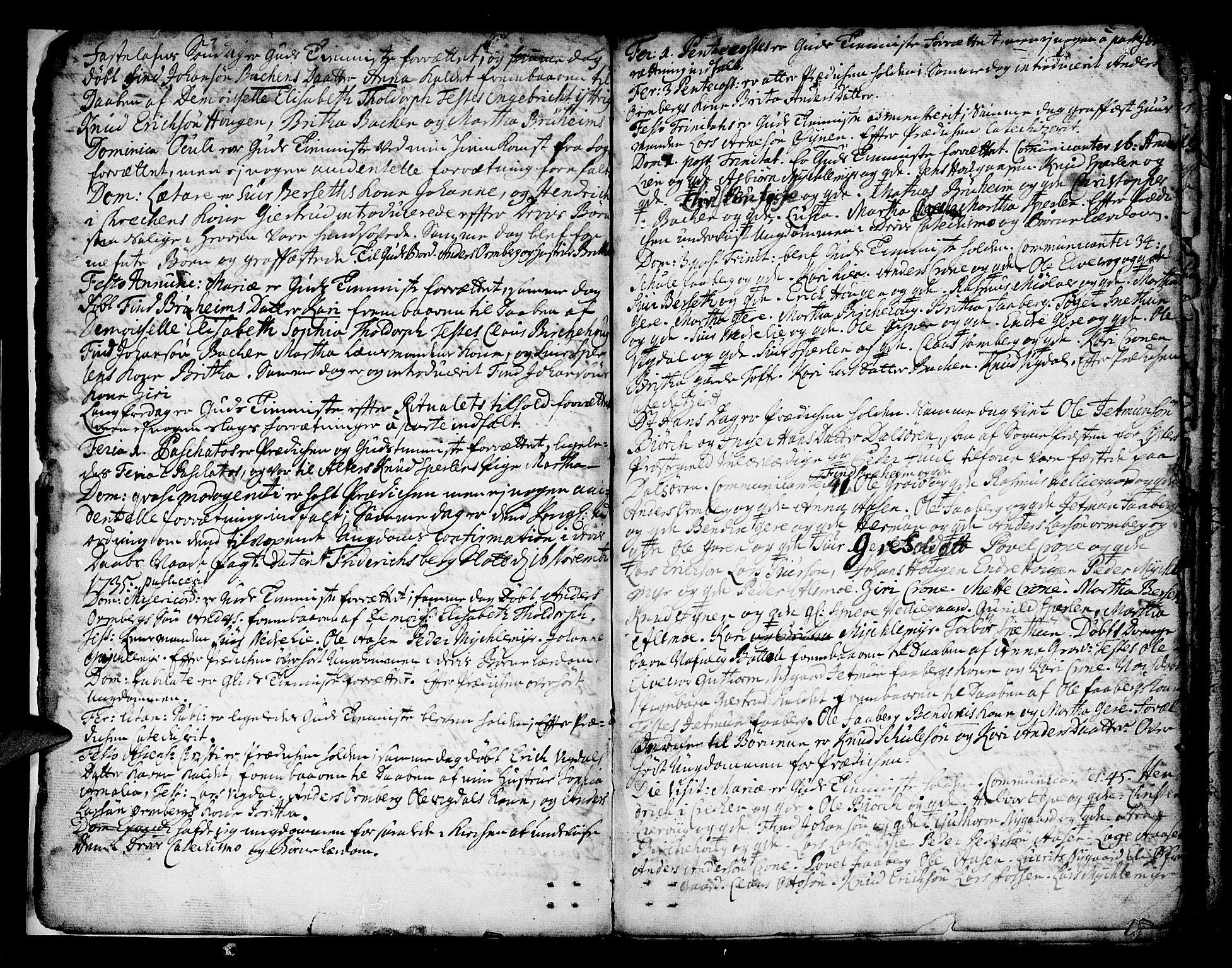 Jostedal sokneprestembete, AV/SAB-A-80601/H/Haa/Haaa/L0001: Parish register (official) no. A 1, 1733-1751, p. 8