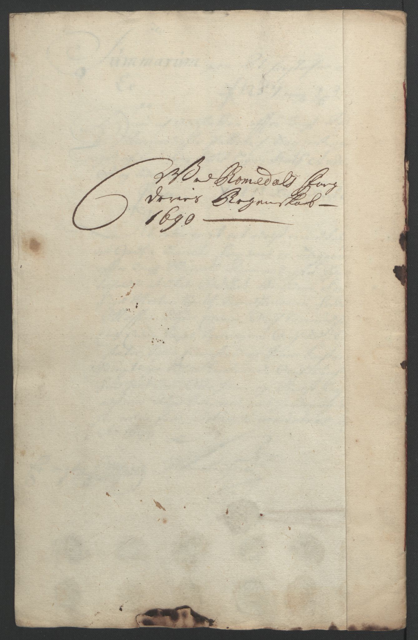 Rentekammeret inntil 1814, Reviderte regnskaper, Fogderegnskap, RA/EA-4092/R55/L3649: Fogderegnskap Romsdal, 1690-1691, p. 80