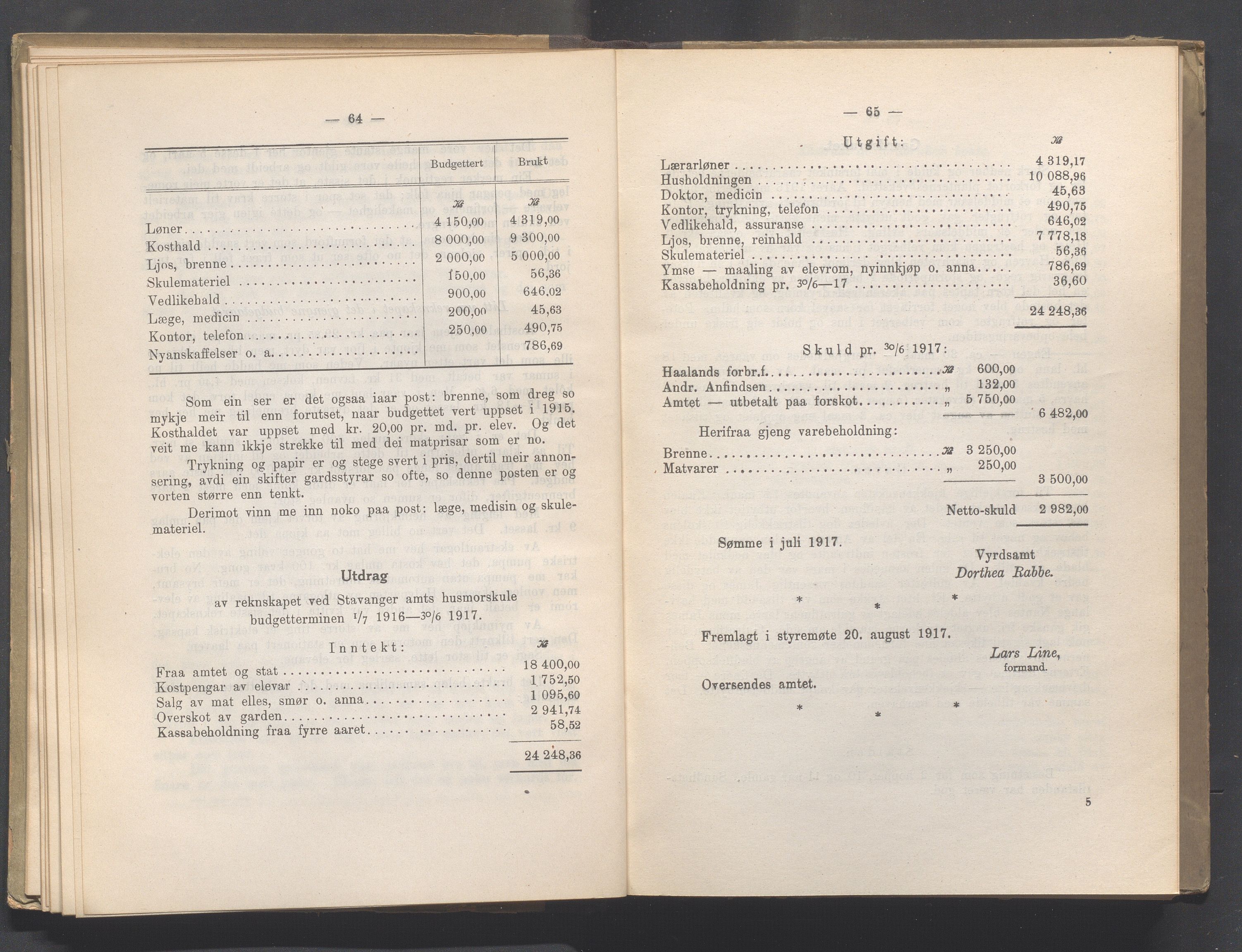 Rogaland fylkeskommune - Fylkesrådmannen , IKAR/A-900/A, 1918, p. 38