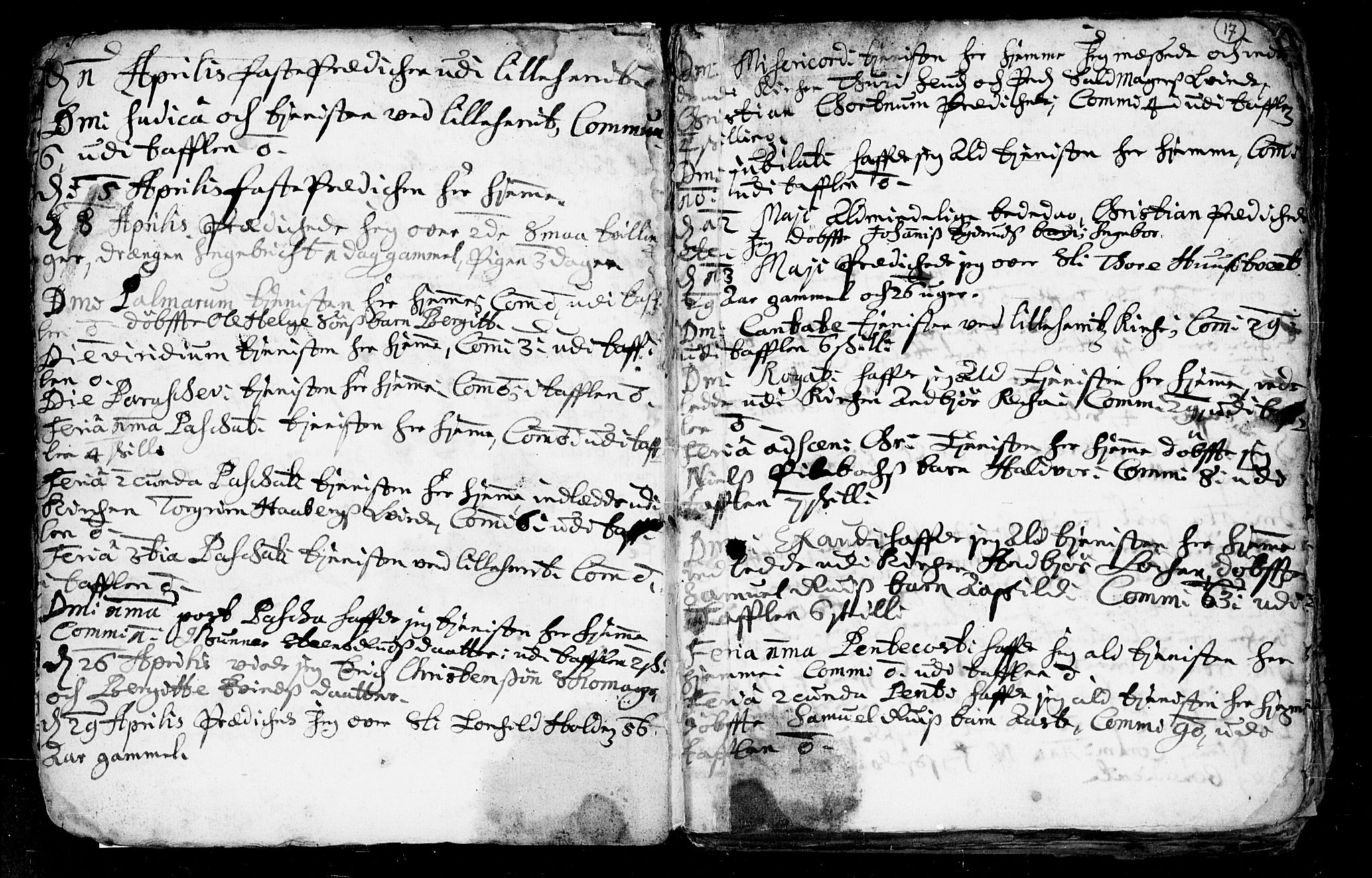 Heddal kirkebøker, AV/SAKO-A-268/F/Fa/L0002: Parish register (official) no. I 2, 1699-1722, p. 17