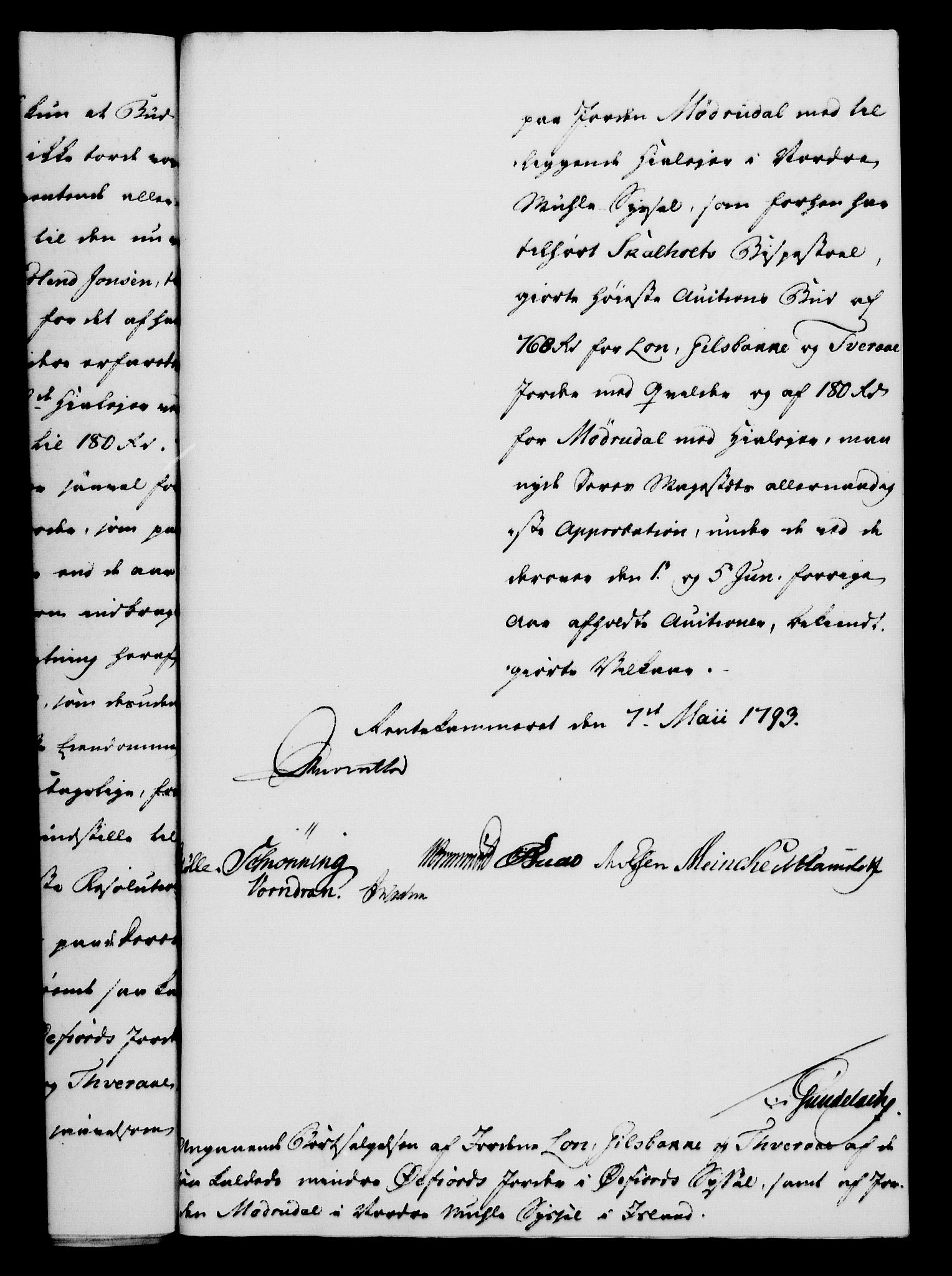 Rentekammeret, Kammerkanselliet, RA/EA-3111/G/Gf/Gfa/L0075: Norsk relasjons- og resolusjonsprotokoll (merket RK 52.75), 1793, p. 132