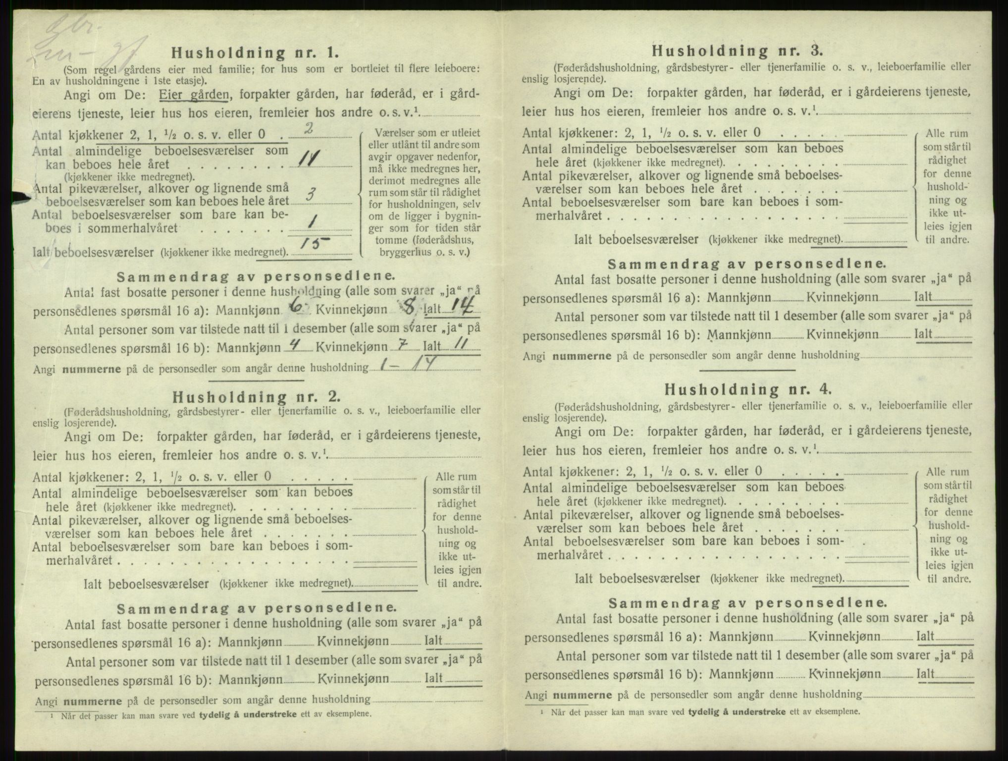 SAB, 1920 census for Sogndal, 1920, p. 394