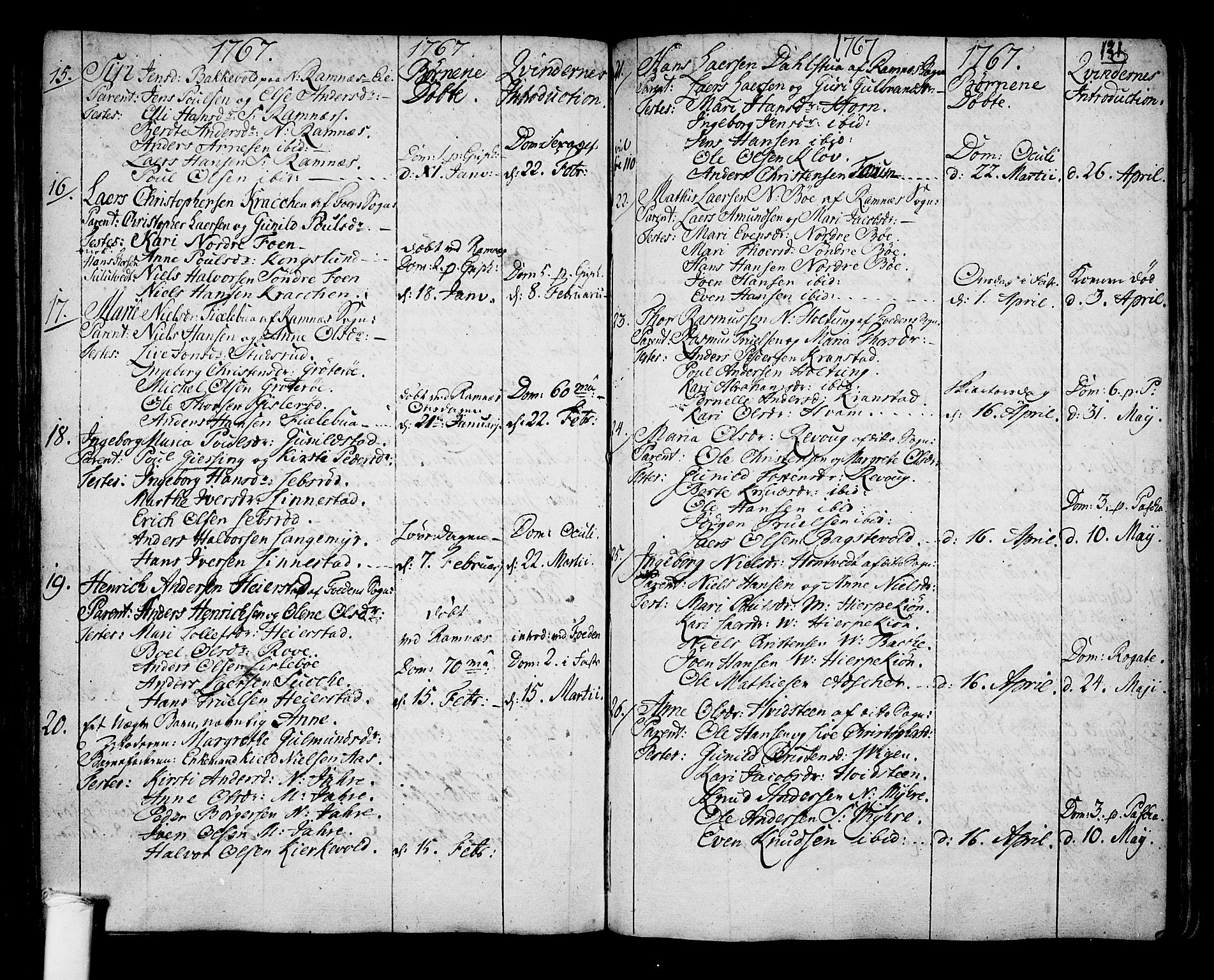 Ramnes kirkebøker, SAKO/A-314/F/Fa/L0001: Parish register (official) no. I 1, 1732-1774, p. 131