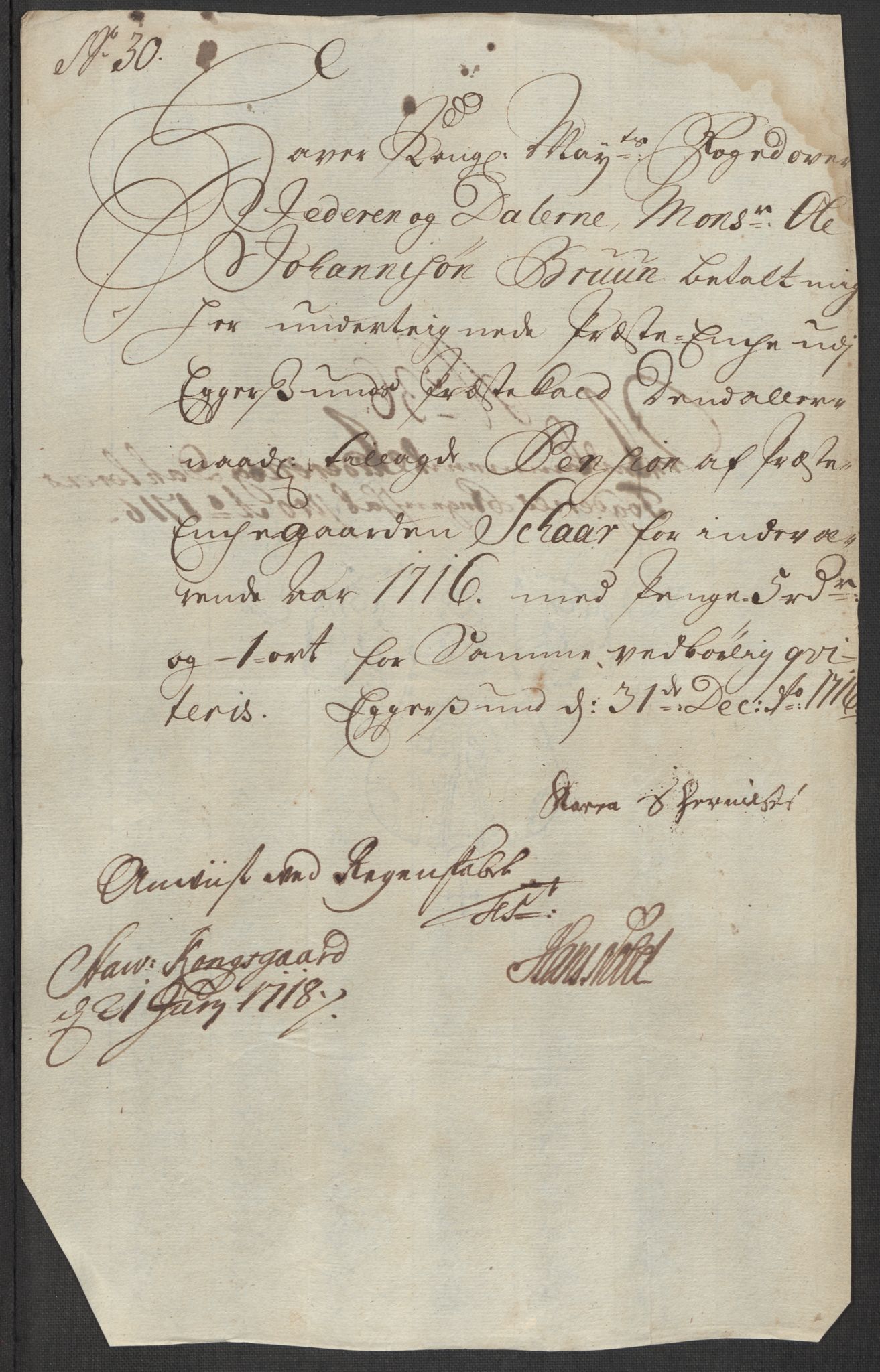 Rentekammeret inntil 1814, Reviderte regnskaper, Fogderegnskap, AV/RA-EA-4092/R46/L2740: Fogderegnskap Jæren og Dalane, 1715-1716, p. 422