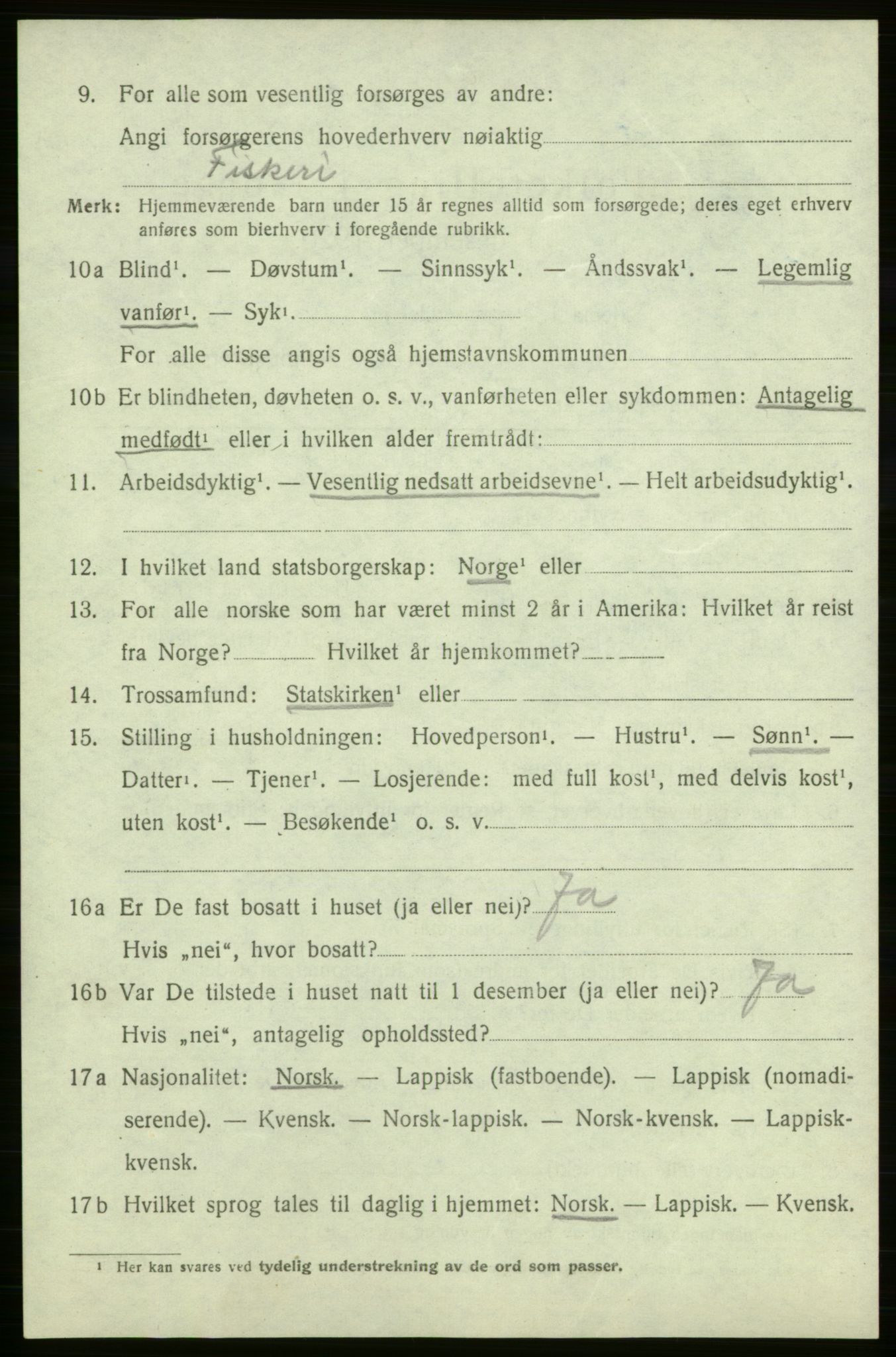 SATØ, 1920 census for Måsøy, 1920, p. 1639