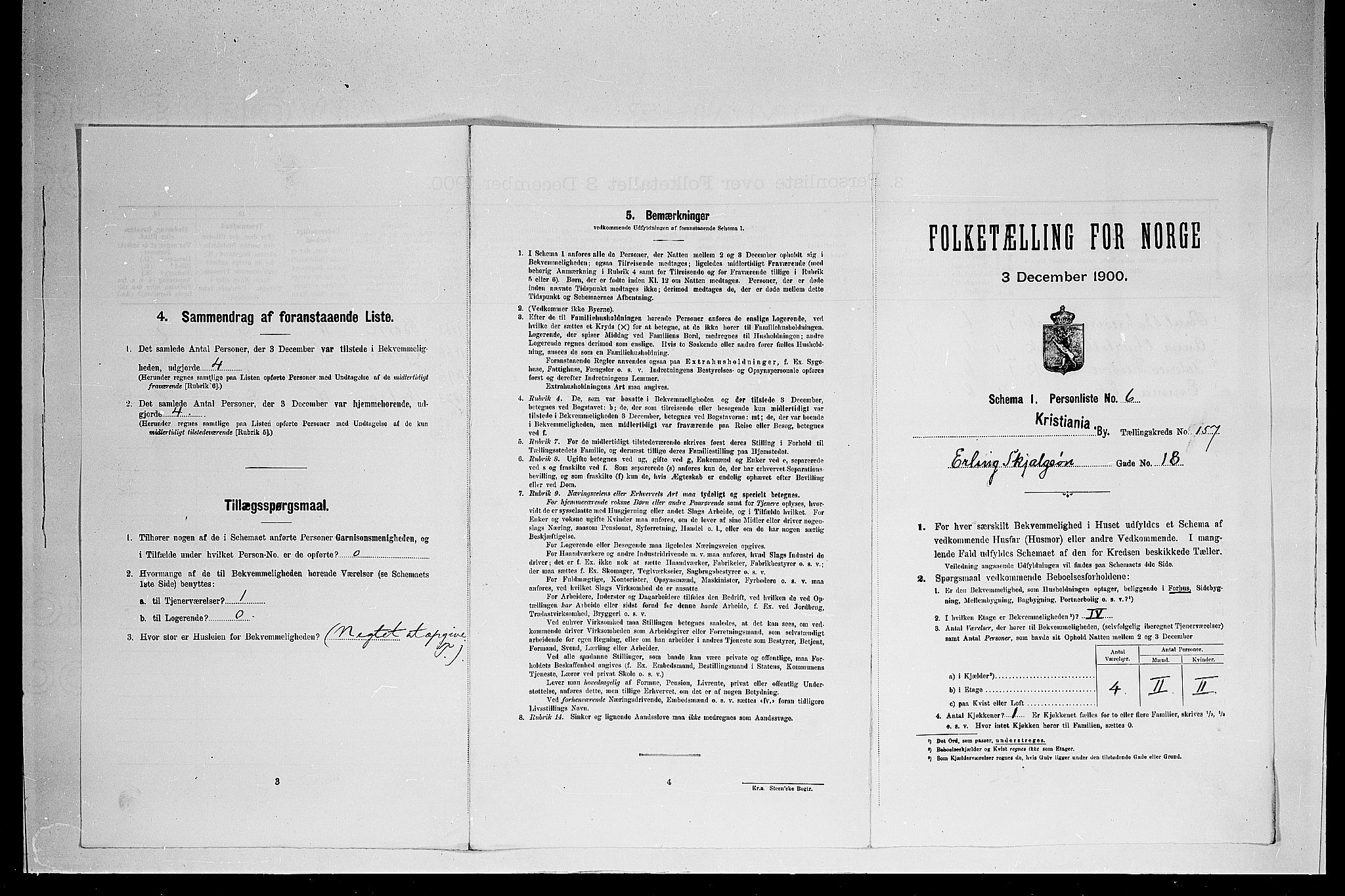 SAO, 1900 census for Kristiania, 1900, p. 21034