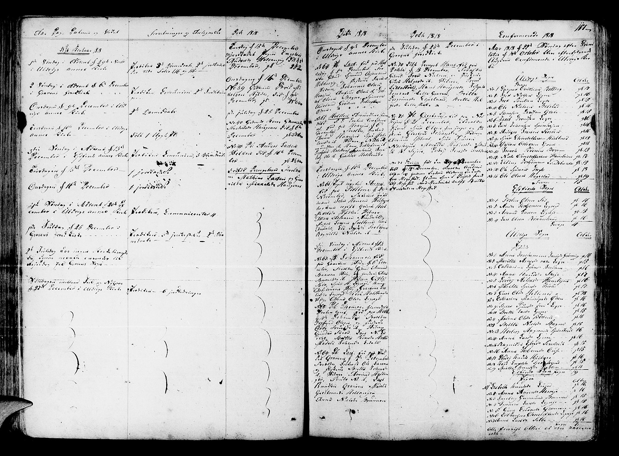 Ulvik sokneprestembete, SAB/A-78801/H/Haa: Parish register (official) no. A 11, 1793-1838, p. 117