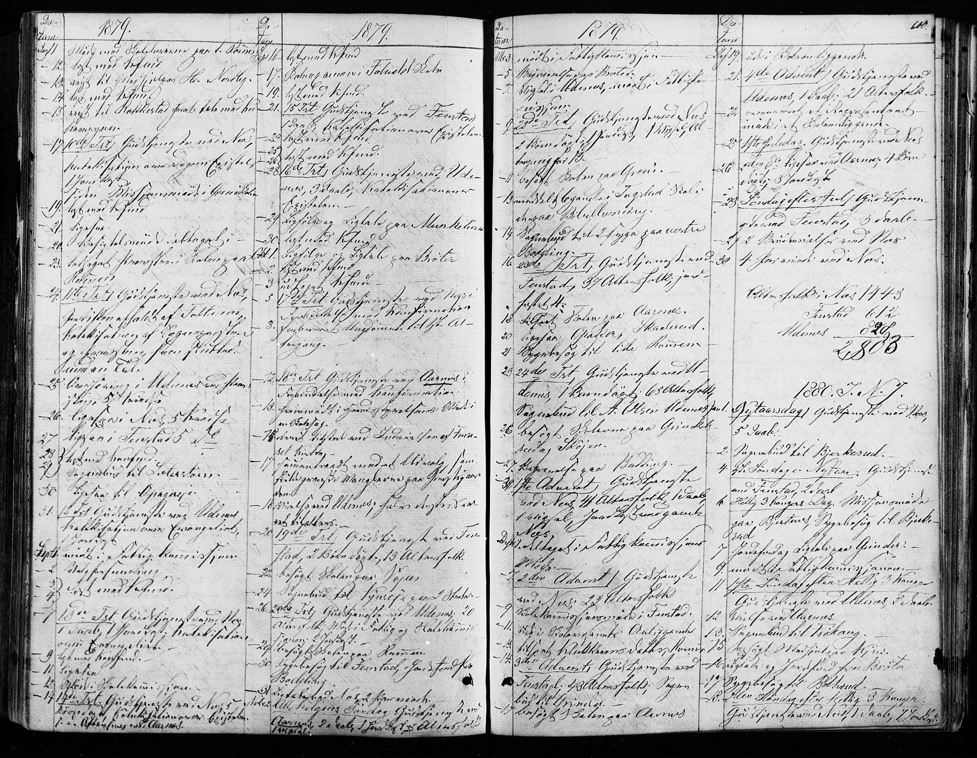 Nes prestekontor Kirkebøker, SAO/A-10410/F/Fa/L0009: Parish register (official) no. I 9, 1875-1882, p. 600
