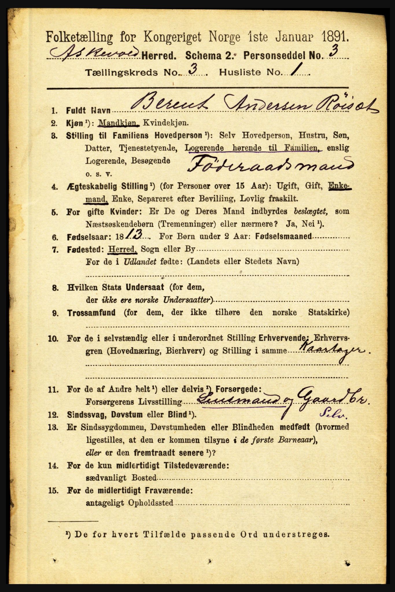 RA, 1891 census for 1428 Askvoll, 1891, p. 787