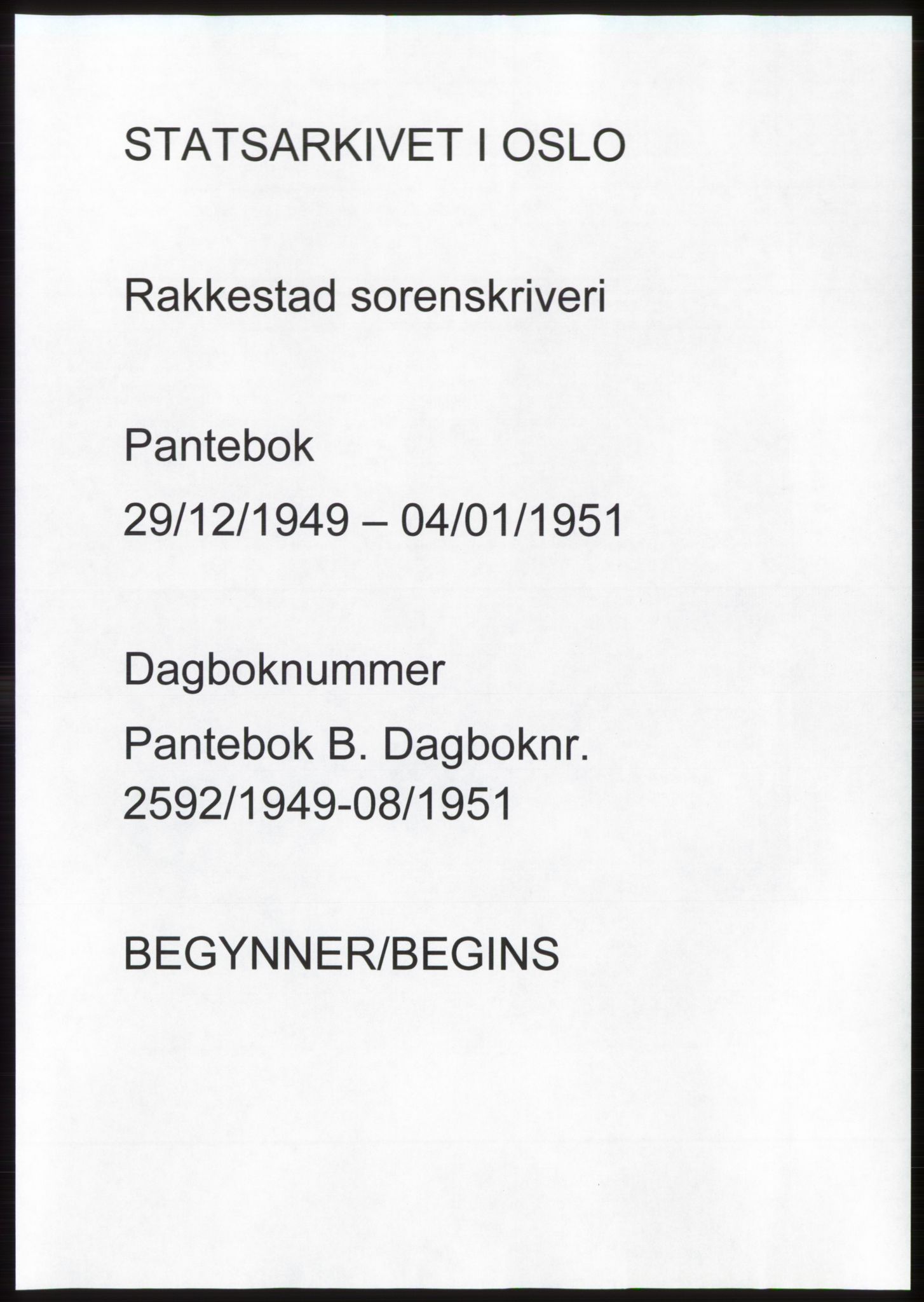 Rakkestad sorenskriveri, SAO/A-10686/G/Gb/Gba/Gbac/L0012: Mortgage book no. B1-4 og B16-20, 1949-1950