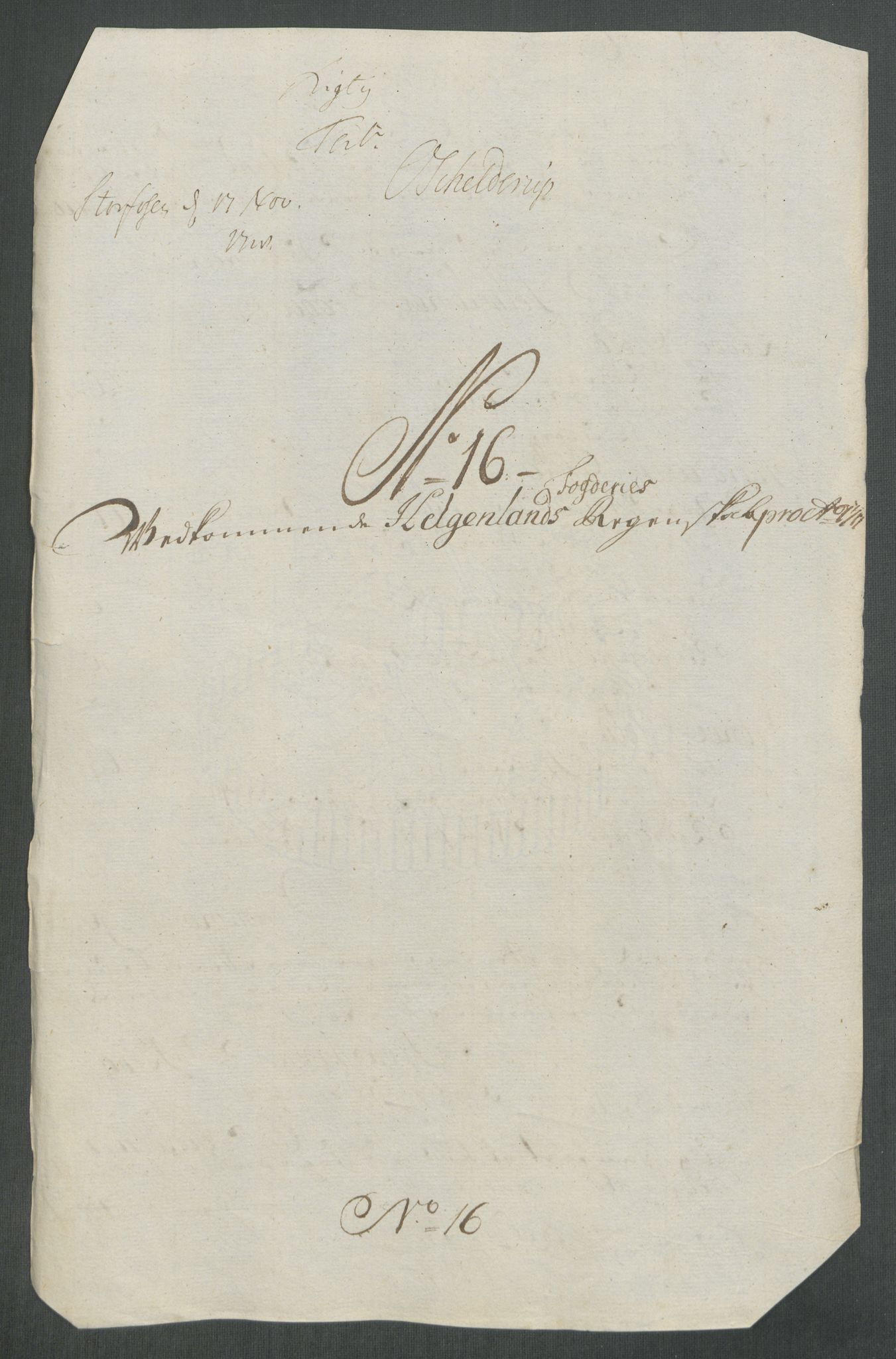 Rentekammeret inntil 1814, Reviderte regnskaper, Fogderegnskap, AV/RA-EA-4092/R65/L4515: Fogderegnskap Helgeland, 1717, p. 240