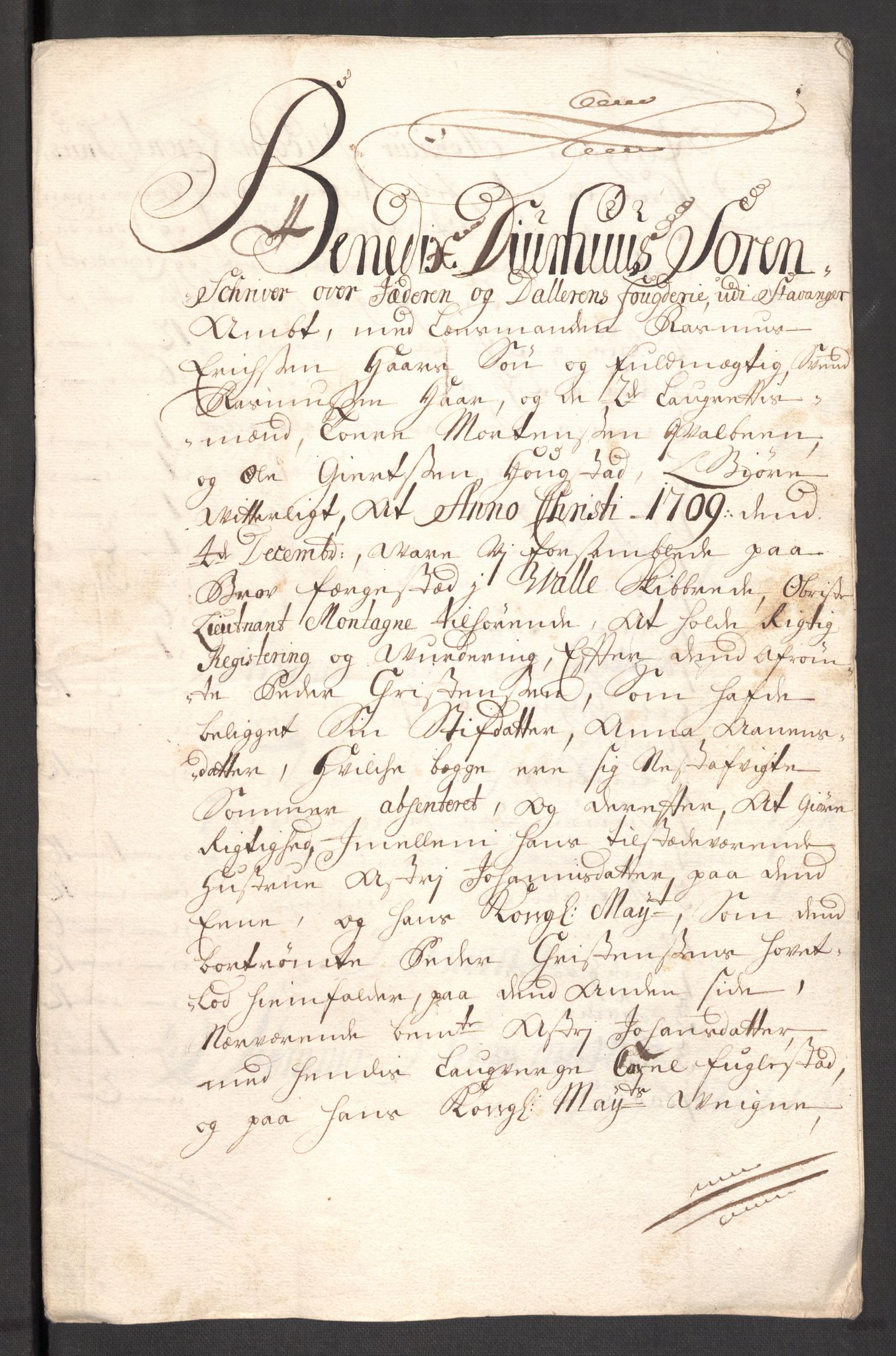 Rentekammeret inntil 1814, Reviderte regnskaper, Fogderegnskap, RA/EA-4092/R46/L2734: Fogderegnskap Jæren og Dalane, 1709-1710, p. 151