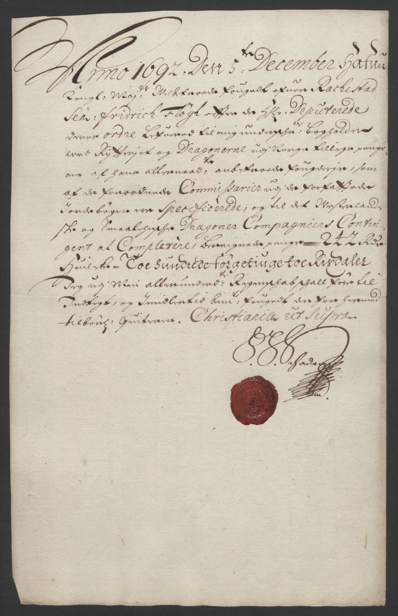 Rentekammeret inntil 1814, Reviderte regnskaper, Fogderegnskap, RA/EA-4092/R05/L0278: Fogderegnskap Rakkestad, 1691-1693, p. 336