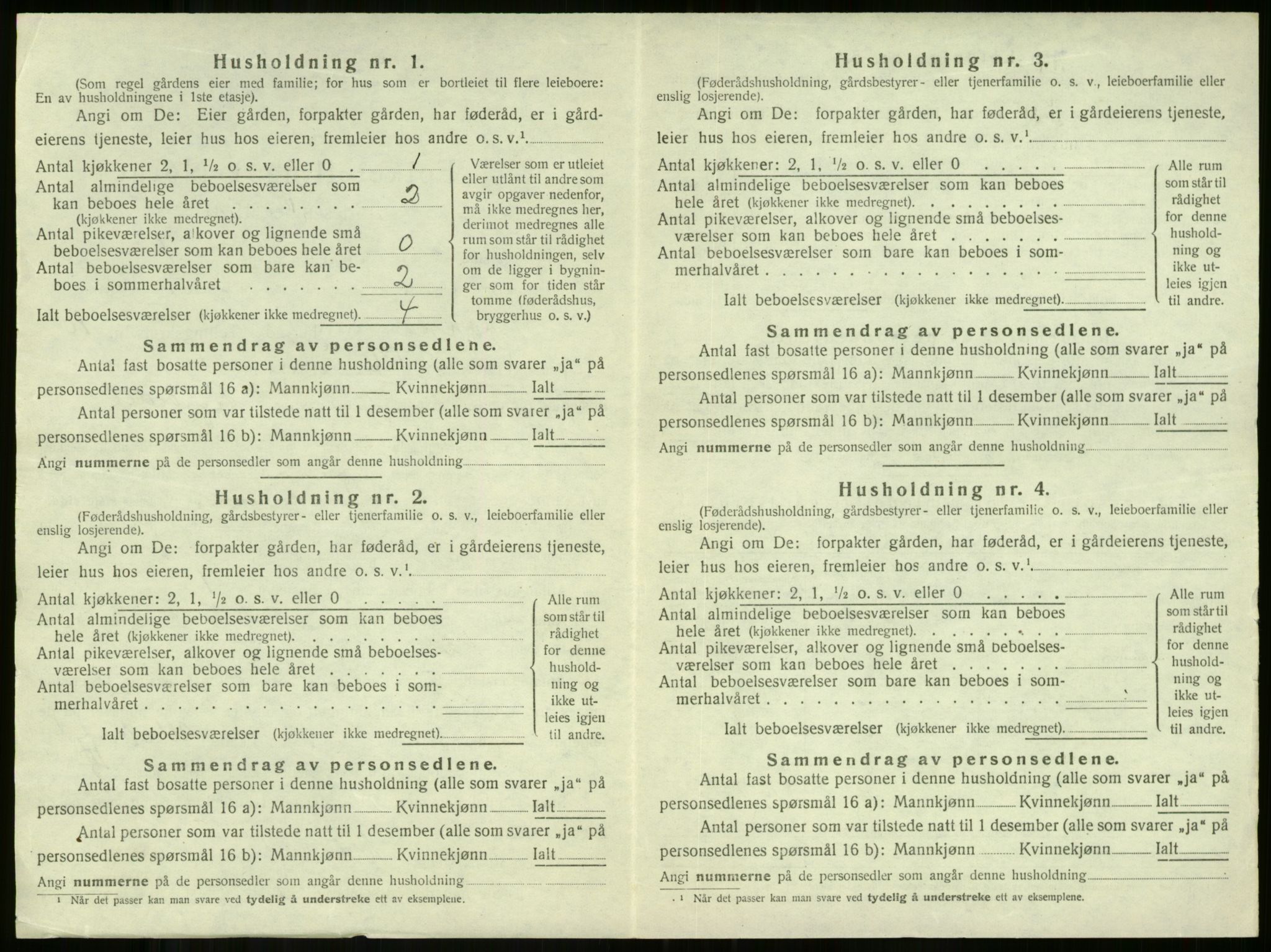 SAKO, 1920 census for Stokke, 1920, p. 1821