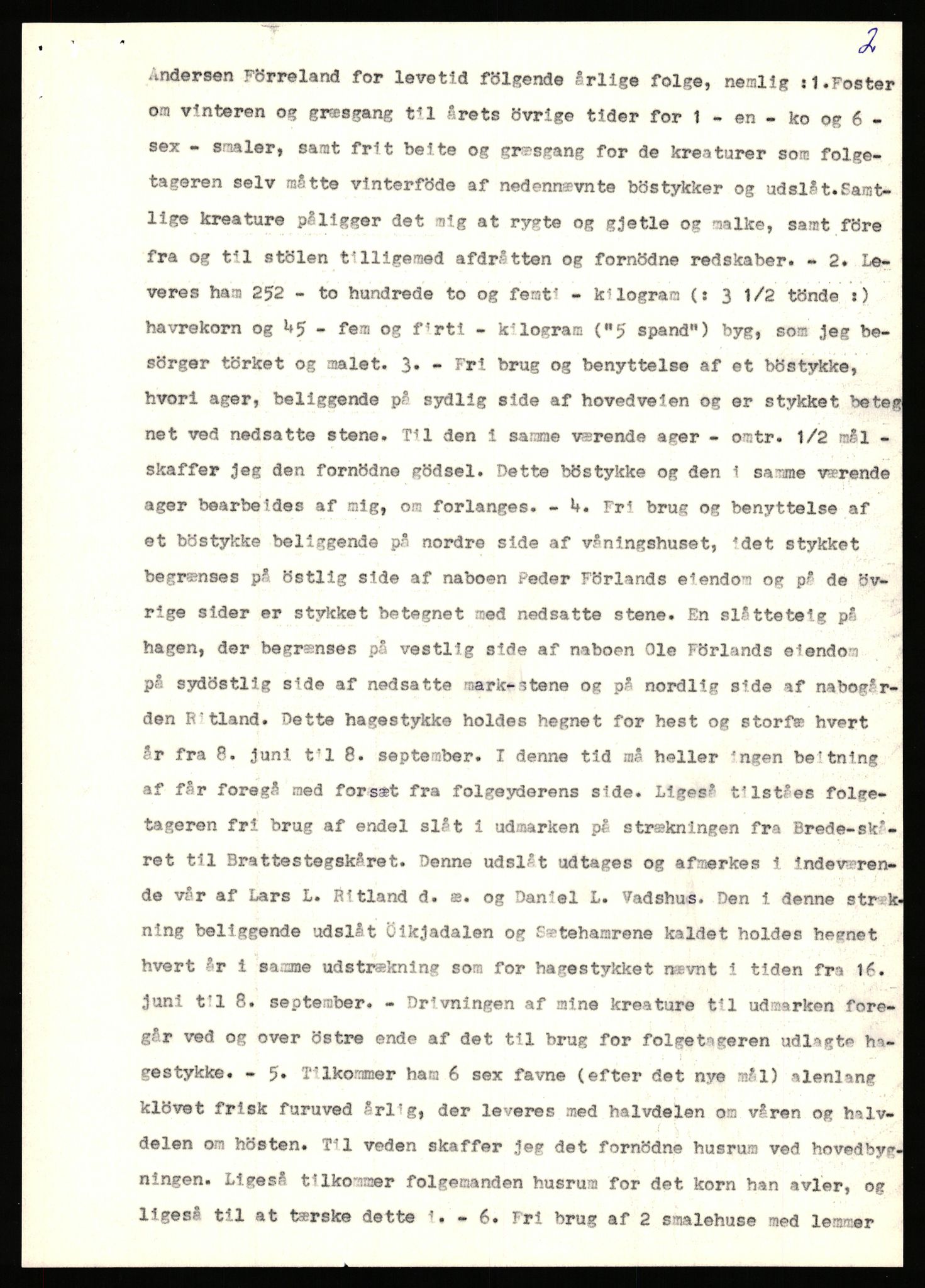 Statsarkivet i Stavanger, AV/SAST-A-101971/03/Y/Yj/L0024: Avskrifter sortert etter gårdsnavn: Fæøen - Garborg, 1750-1930, p. 299