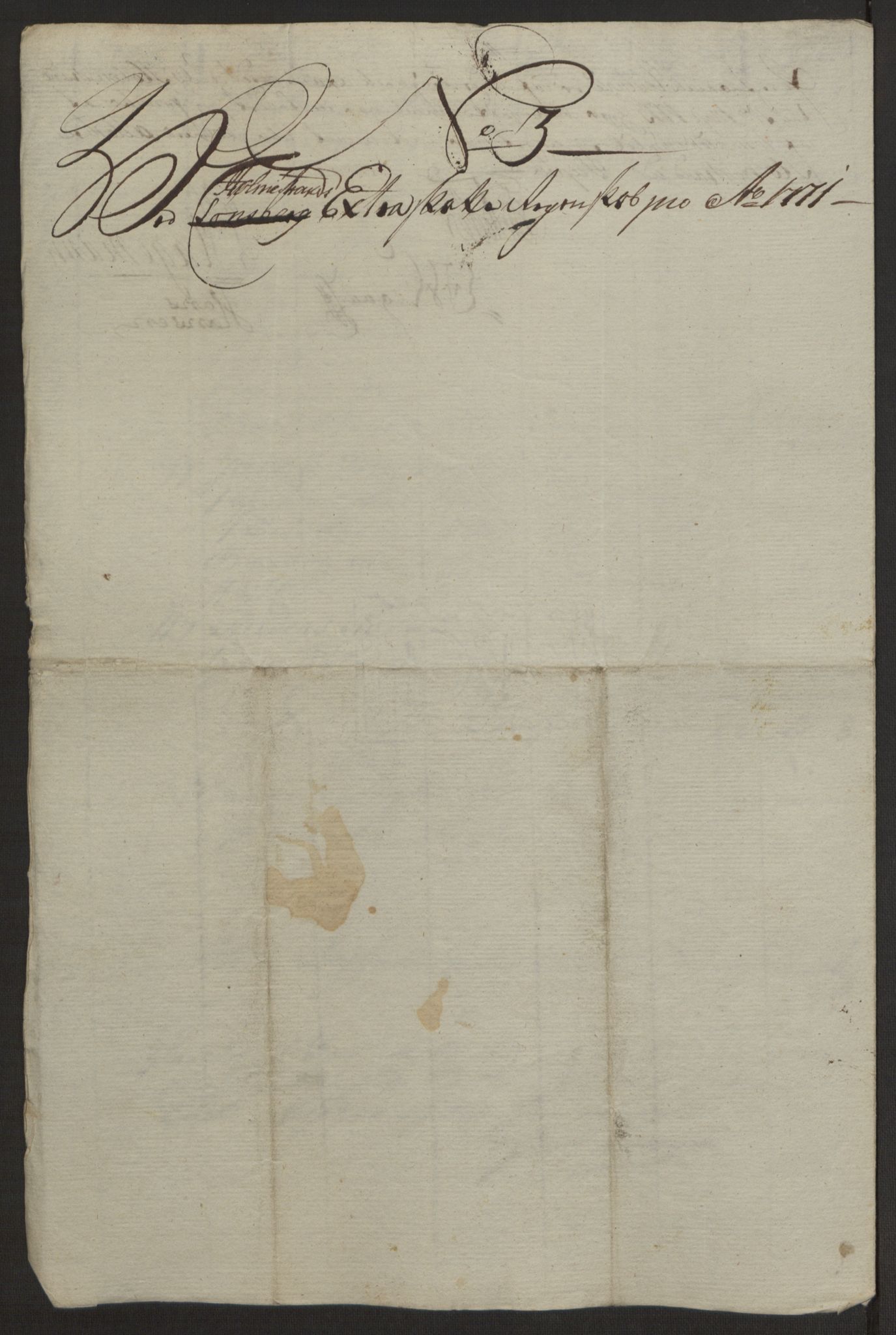 Rentekammeret inntil 1814, Reviderte regnskaper, Byregnskaper, RA/EA-4066/R/Rh/L0163/0001: [H4] Kontribusjonsregnskap / Ekstraskatt, Holmestrand, 1762-1772, p. 406