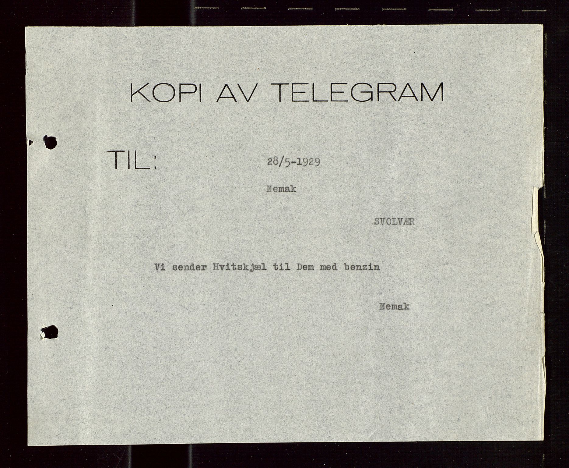 Pa 1521 - A/S Norske Shell, AV/SAST-A-101915/E/Ea/Eaa/L0018: Sjefskorrespondanse, 1929, p. 10