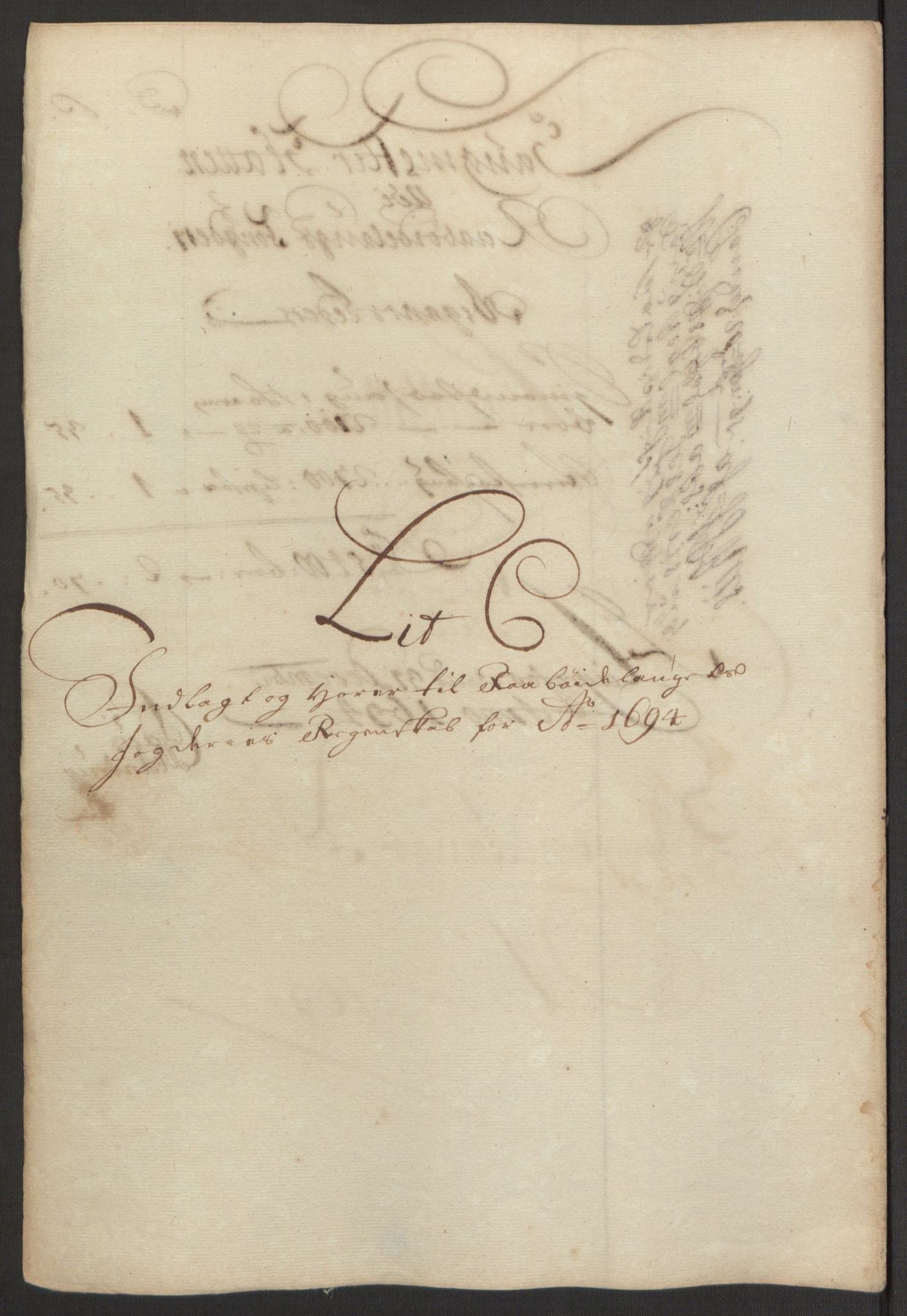 Rentekammeret inntil 1814, Reviderte regnskaper, Fogderegnskap, RA/EA-4092/R40/L2444: Fogderegnskap Råbyggelag, 1693-1696, p. 112