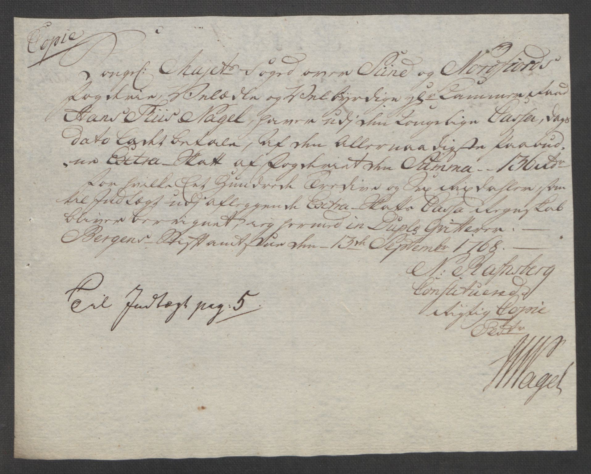 Rentekammeret inntil 1814, Reviderte regnskaper, Fogderegnskap, RA/EA-4092/R53/L3550: Ekstraskatten Sunn- og Nordfjord, 1762-1771, p. 228