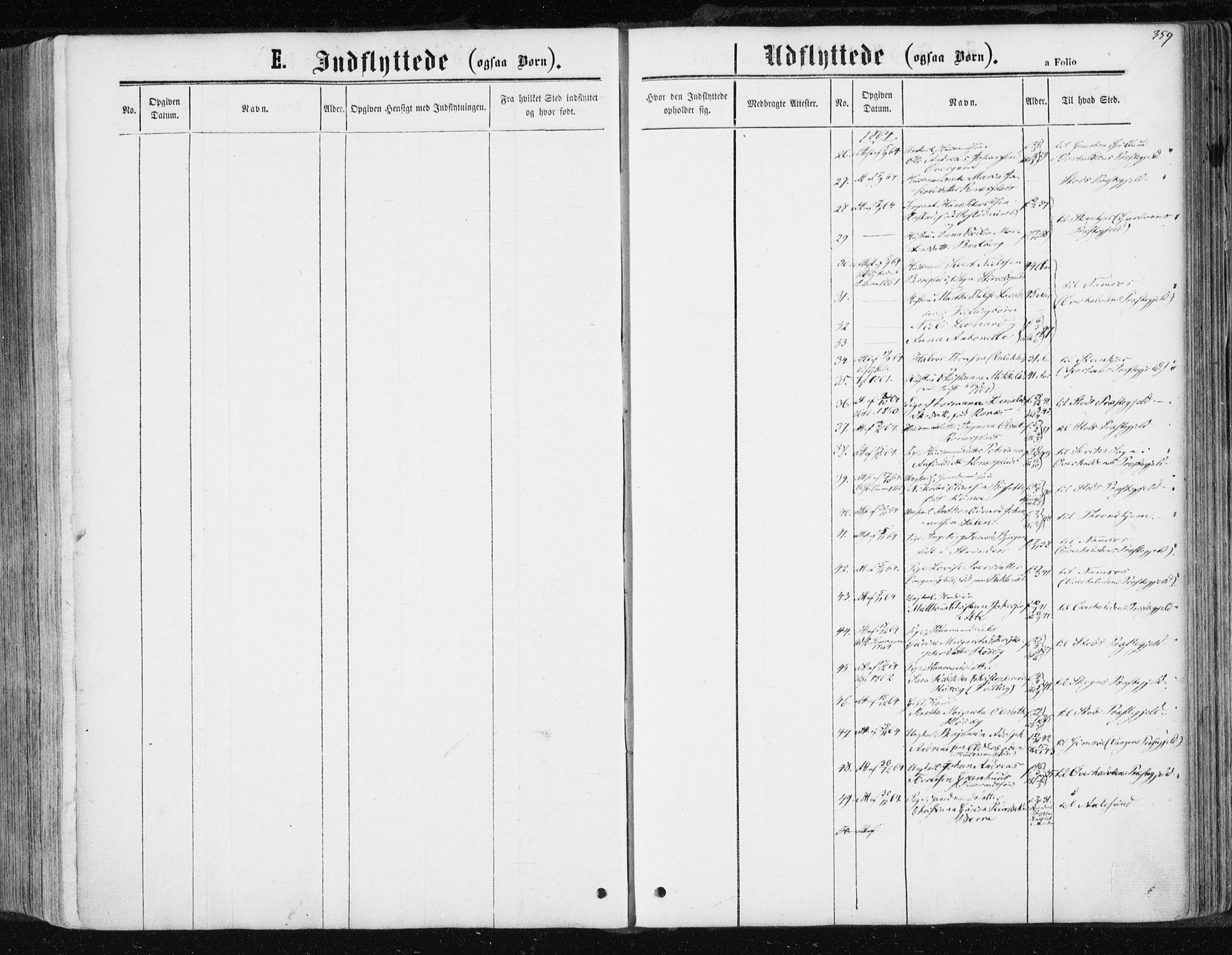 Ministerialprotokoller, klokkerbøker og fødselsregistre - Nord-Trøndelag, AV/SAT-A-1458/741/L0394: Parish register (official) no. 741A08, 1864-1877, p. 359