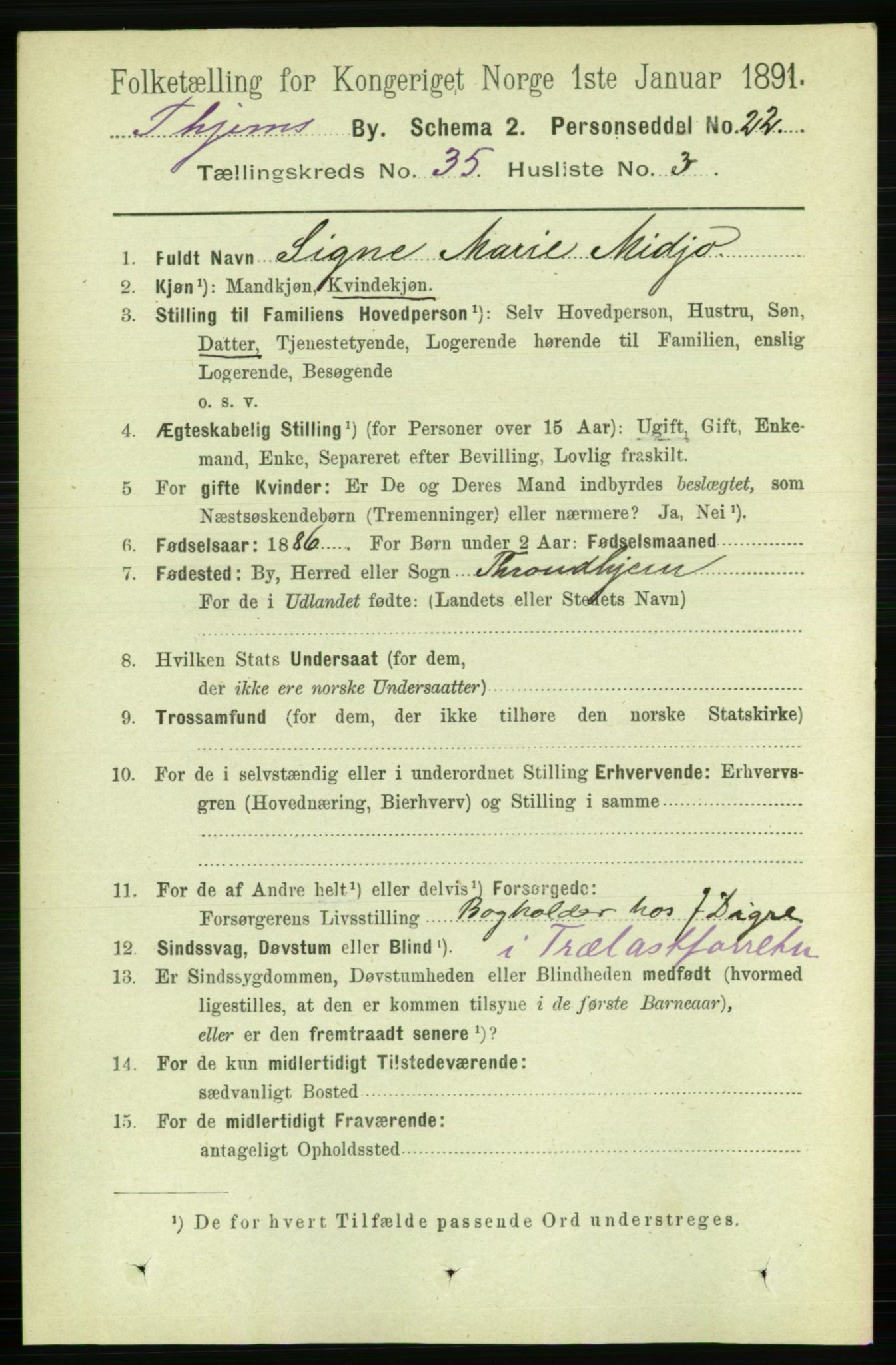 RA, 1891 census for 1601 Trondheim, 1891, p. 26292