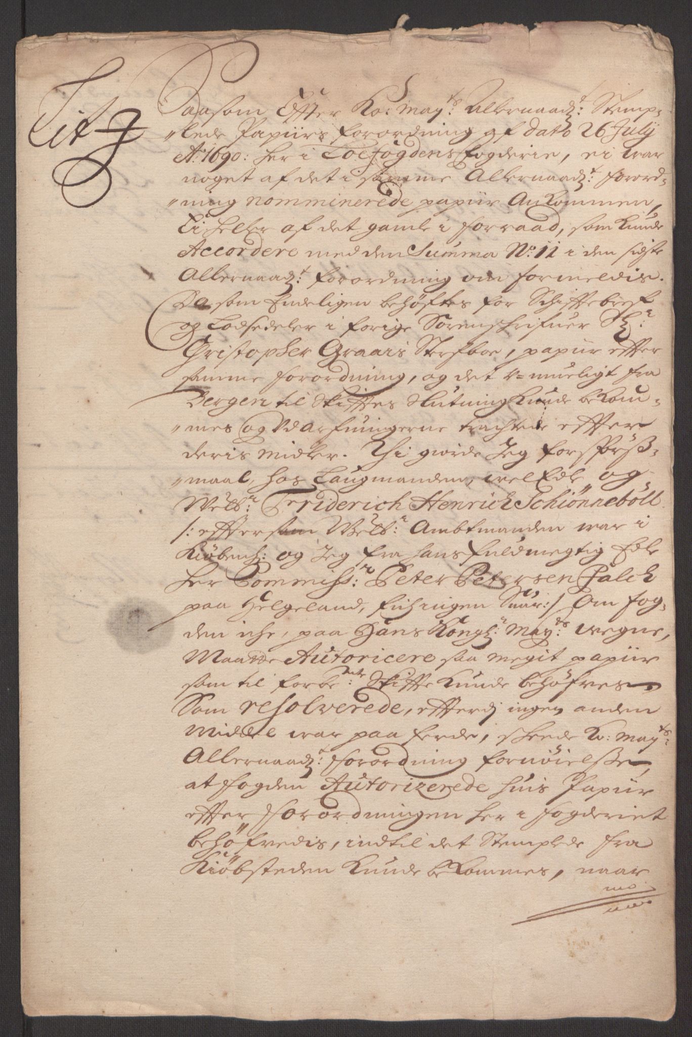 Rentekammeret inntil 1814, Reviderte regnskaper, Fogderegnskap, RA/EA-4092/R67/L4675: Fogderegnskap Vesterålen, Andenes og Lofoten, 1691-1693, p. 86
