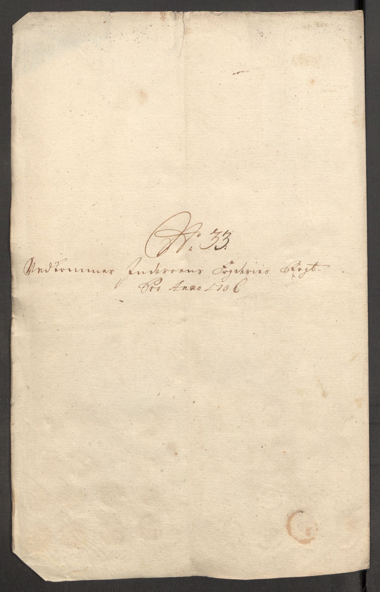 Rentekammeret inntil 1814, Reviderte regnskaper, Fogderegnskap, AV/RA-EA-4092/R63/L4315: Fogderegnskap Inderøy, 1706-1707, p. 256